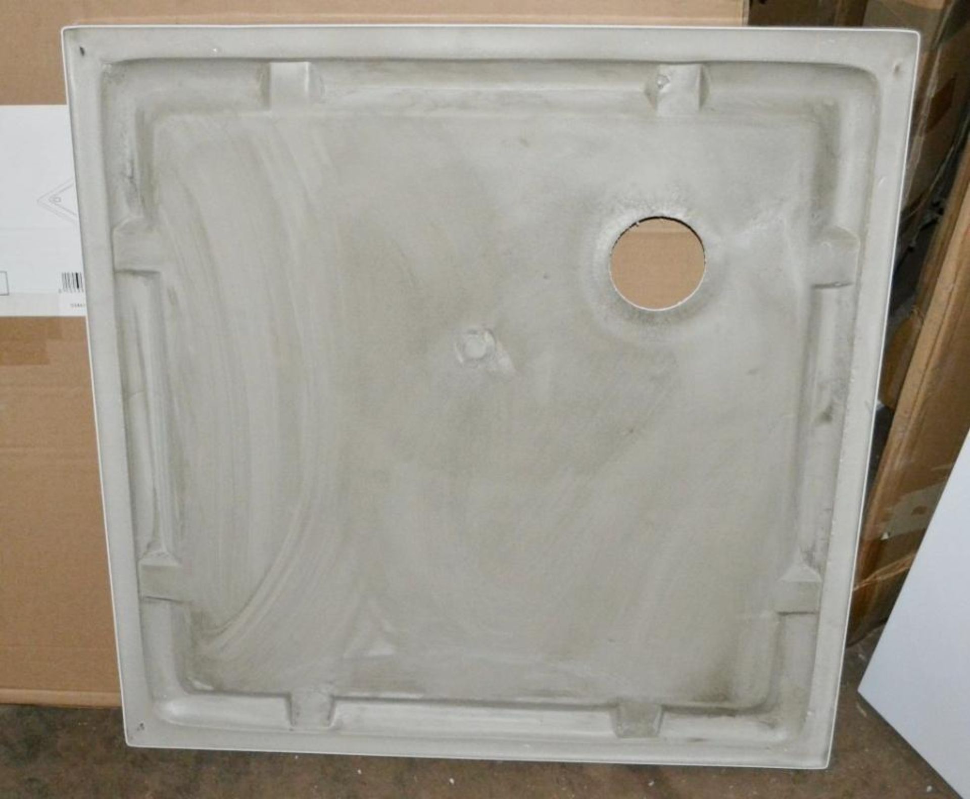 1 x 760mm Square Shower Tray - New / Unused Stock (PS76) - Ref: MT335 - CL269 - Location: Bolton BL1 - Image 2 of 4