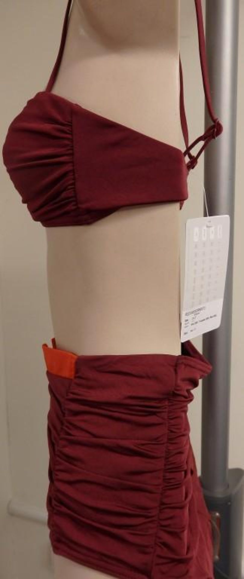 1 x Rasurel - Damson and Orange trim Bikini - R20357 Touquet -Shorty - Size 2C - UK 32 - Fr 85 - EU/ - Image 3 of 6