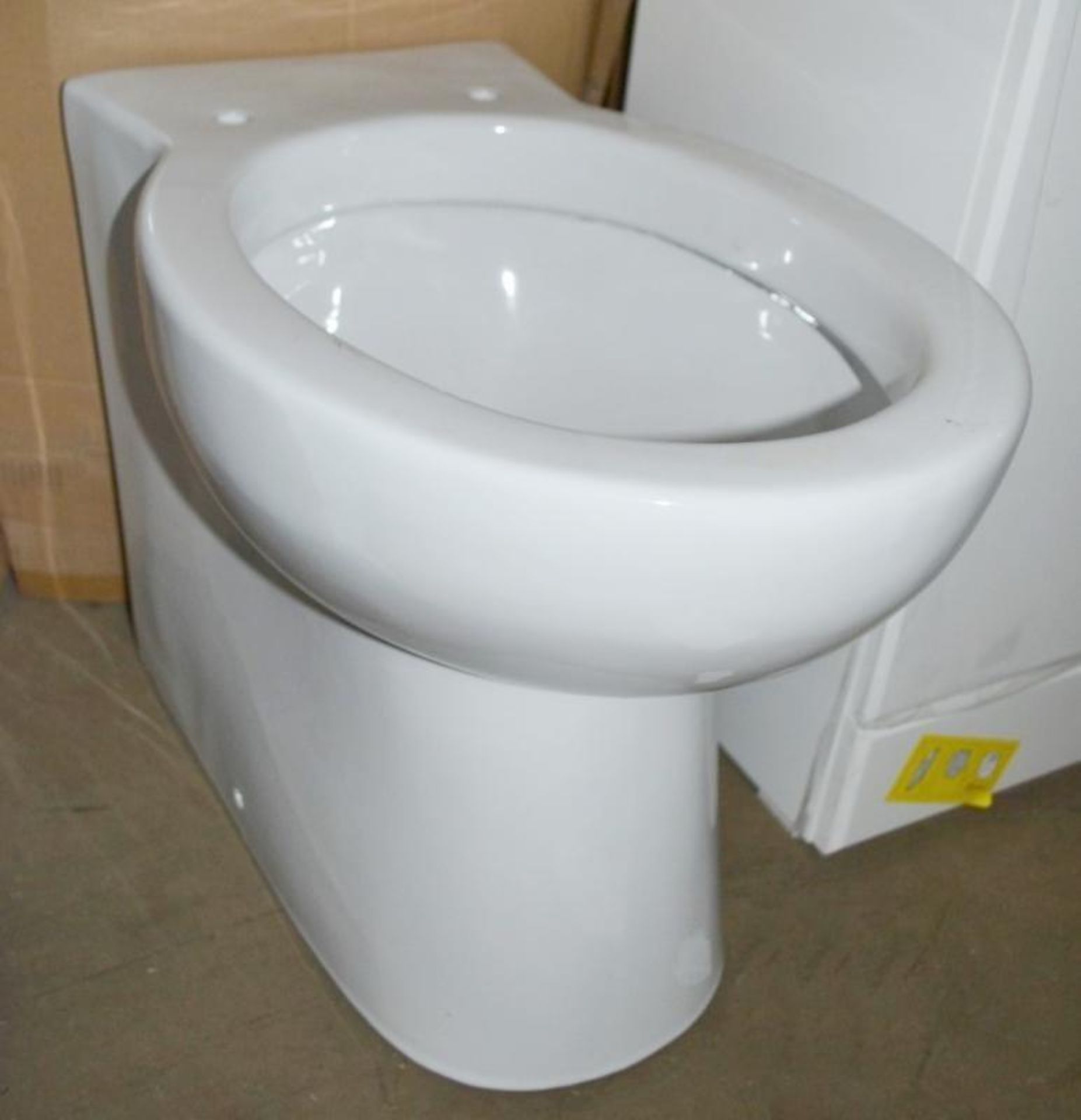 1 x Clarity Back To The Wall Toilet Pan - New / Unused Stock - CL269 - Ref MT765 - Location: Bolton
