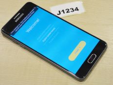 1 x Samsung Galaxy A5 16gb Smart Phone - Model SM-A510F - Black - CL285 - Ref J1234 - Location: