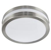 1 x Stainless Steel IP44 2 Light Flush Outdoor With Polycarbonate Diffuser - Brand New