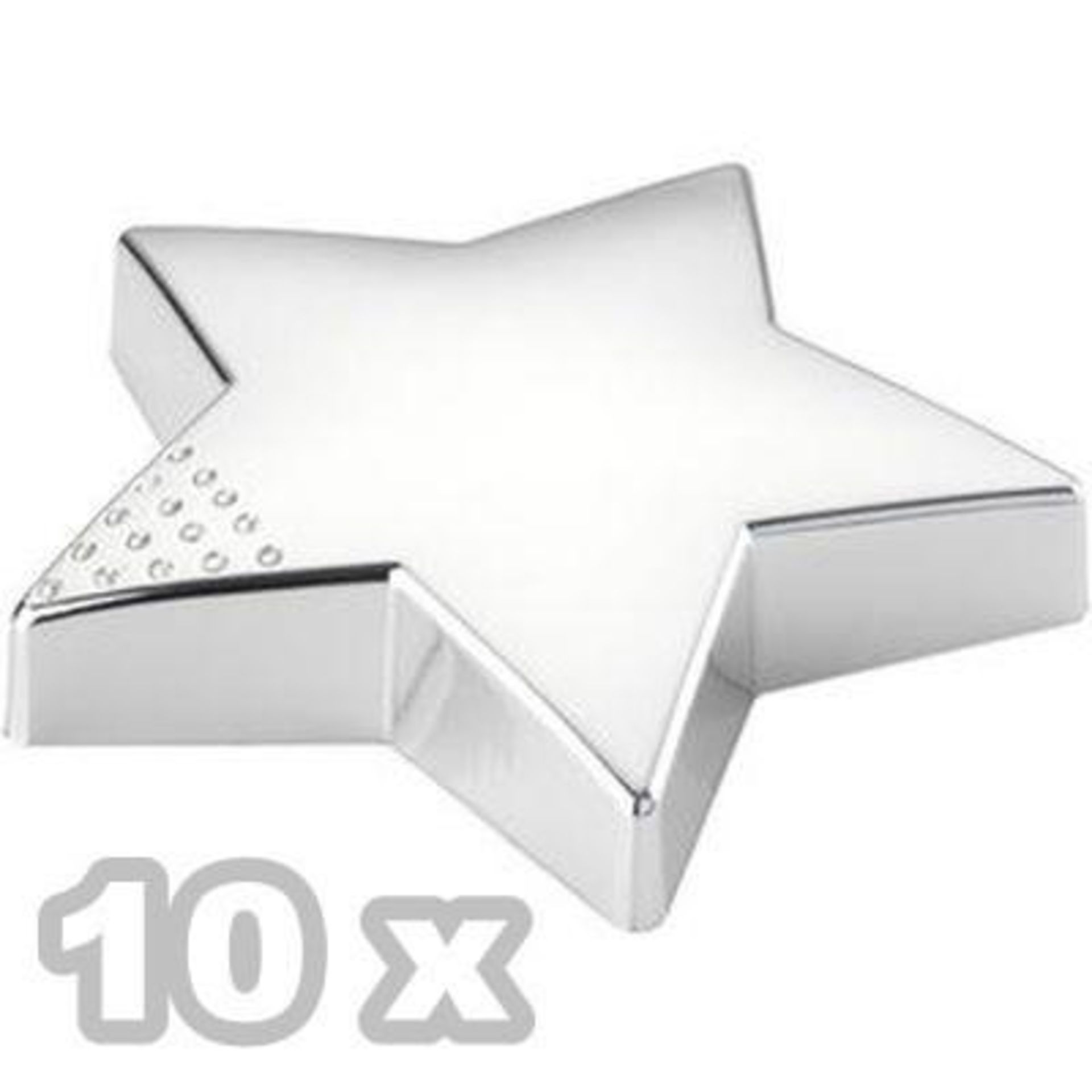 10 x Ice London Luxury Silver-Plated Paperweights - Made With Swarovski Elements - Brand New & Seale