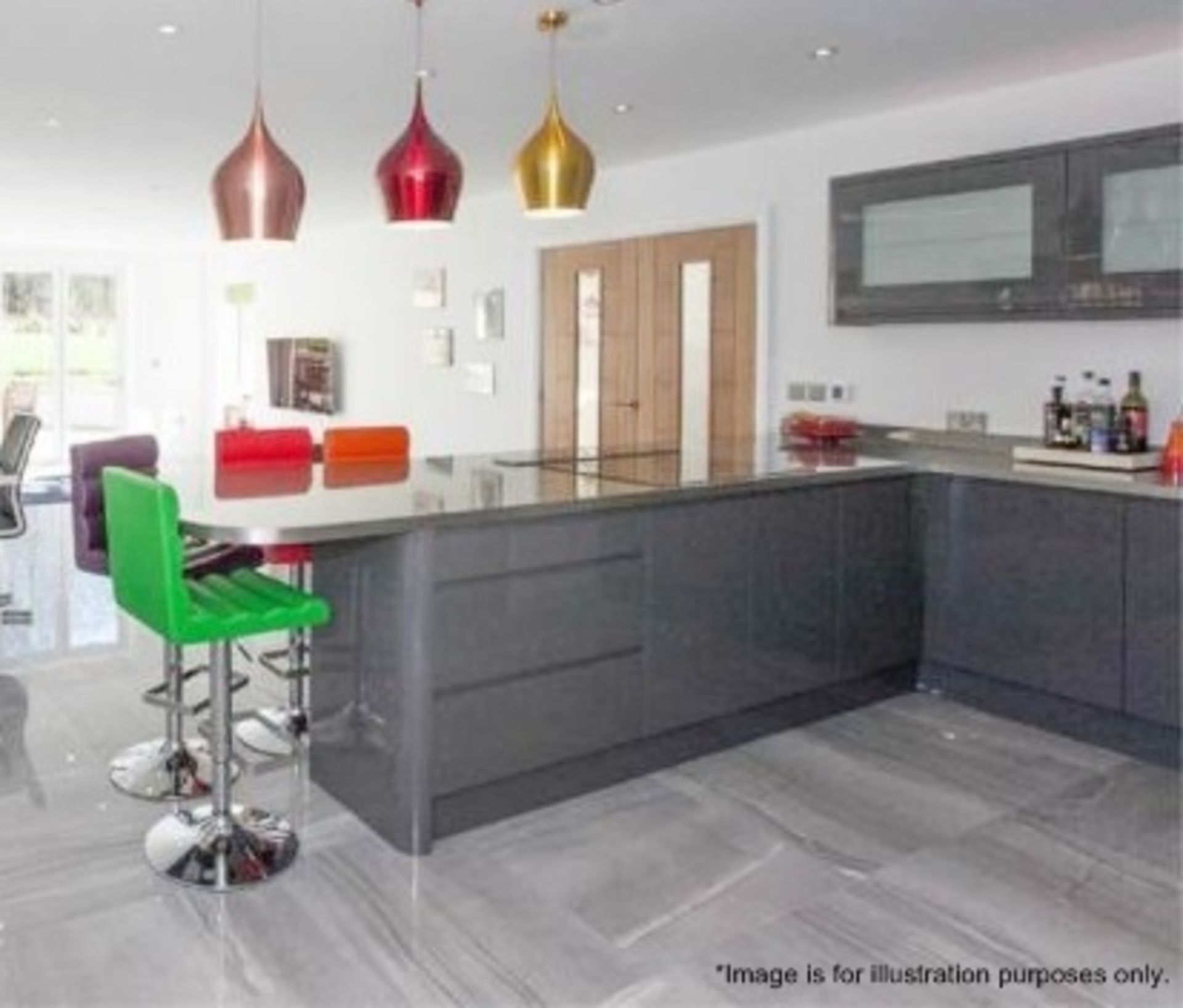 1 x Handleless Bespoke Fitted WREN Kitchen With Integrated Neff Appliances And Laminate Worktops - Image 2 of 72