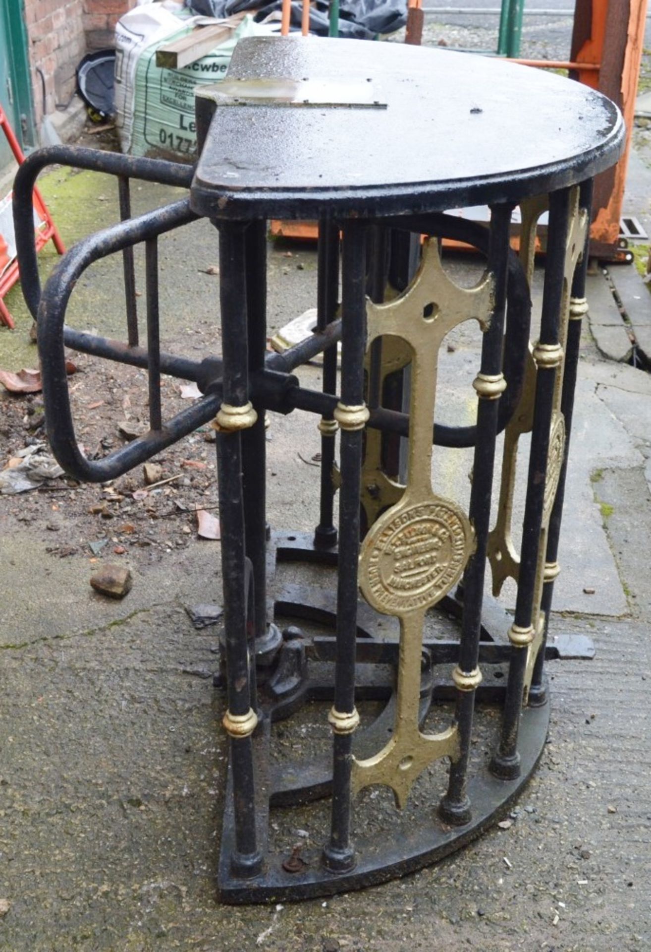1 x Antique Turnstyle By R T Ellison & Co Engineers Salford Manchester - BB864 OS - CL351 - - Image 11 of 11
