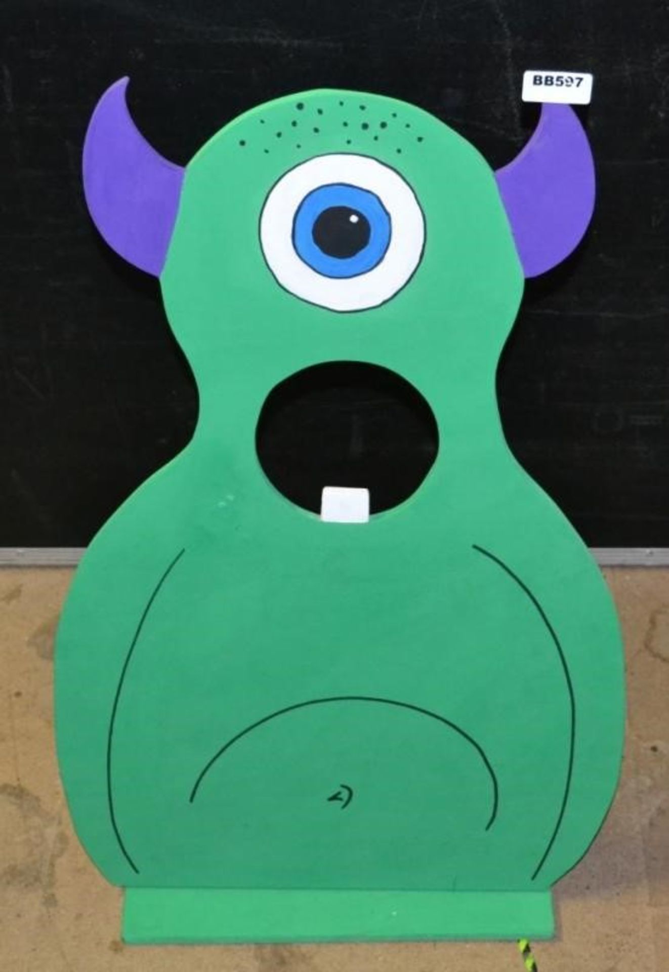 1 x Monster Selfie Floor Standing Board - Small Size Suitable For Toddlers - Ref BB597 PTP - CL351 -