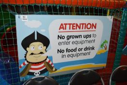 Approx 22 x Various Sized Puddletown Pirate Safety Information Signs on Corrugated Plastic - Ref BB2