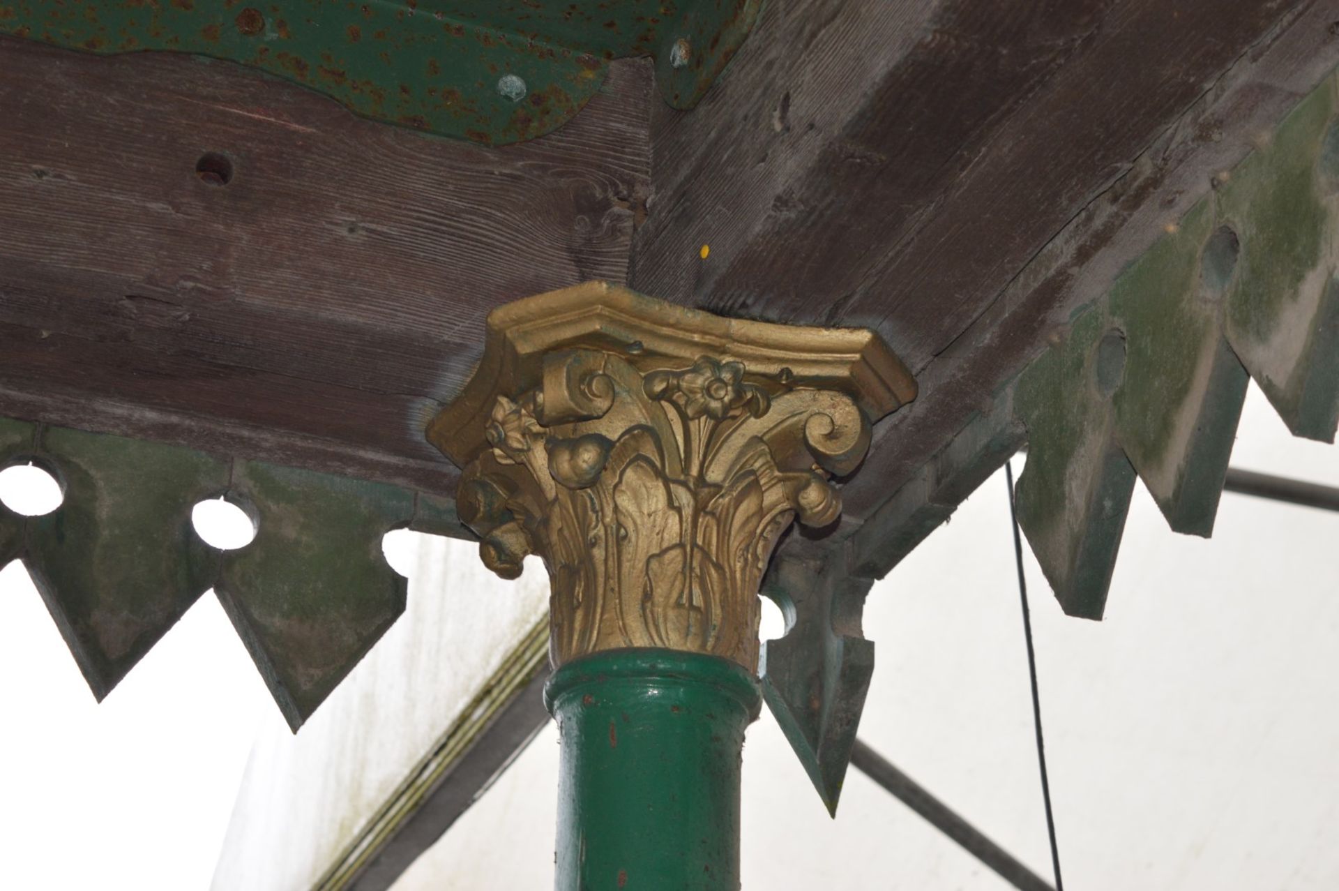 1 x Botany Bay External Door Entrance Canopy Ornate Pillars, Timber Frame Roof and Five Turrets - - Image 15 of 16