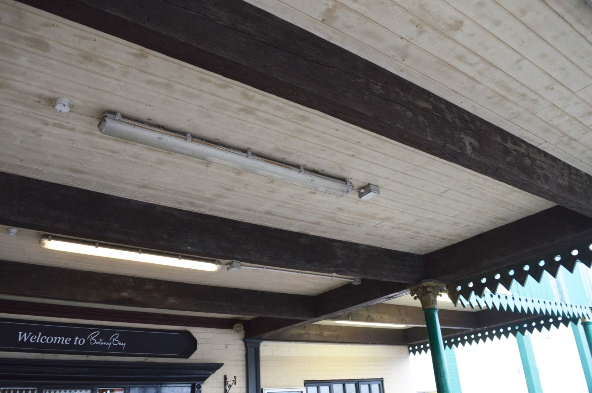 1 x Botany Bay External Door Entrance Canopy Ornate Pillars, Timber Frame Roof and Five Turrets - - Image 13 of 16