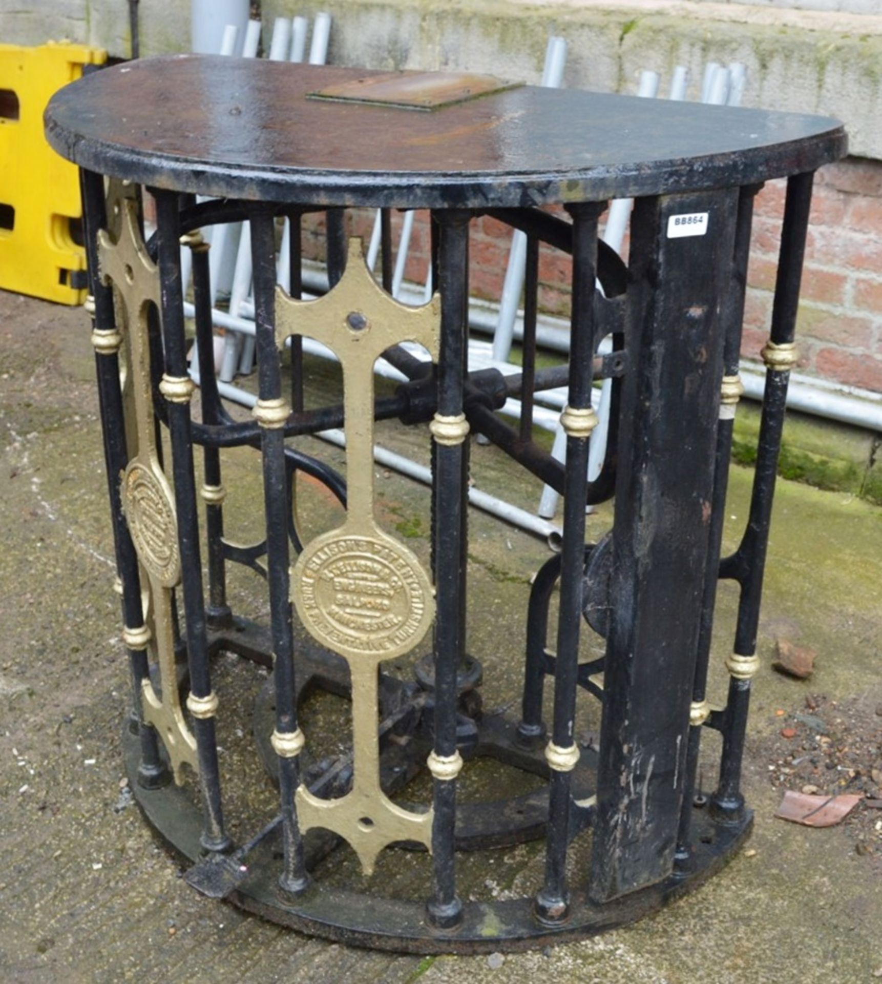 1 x Antique Turnstyle By R T Ellison & Co Engineers Salford Manchester - BB864 OS - CL351 -