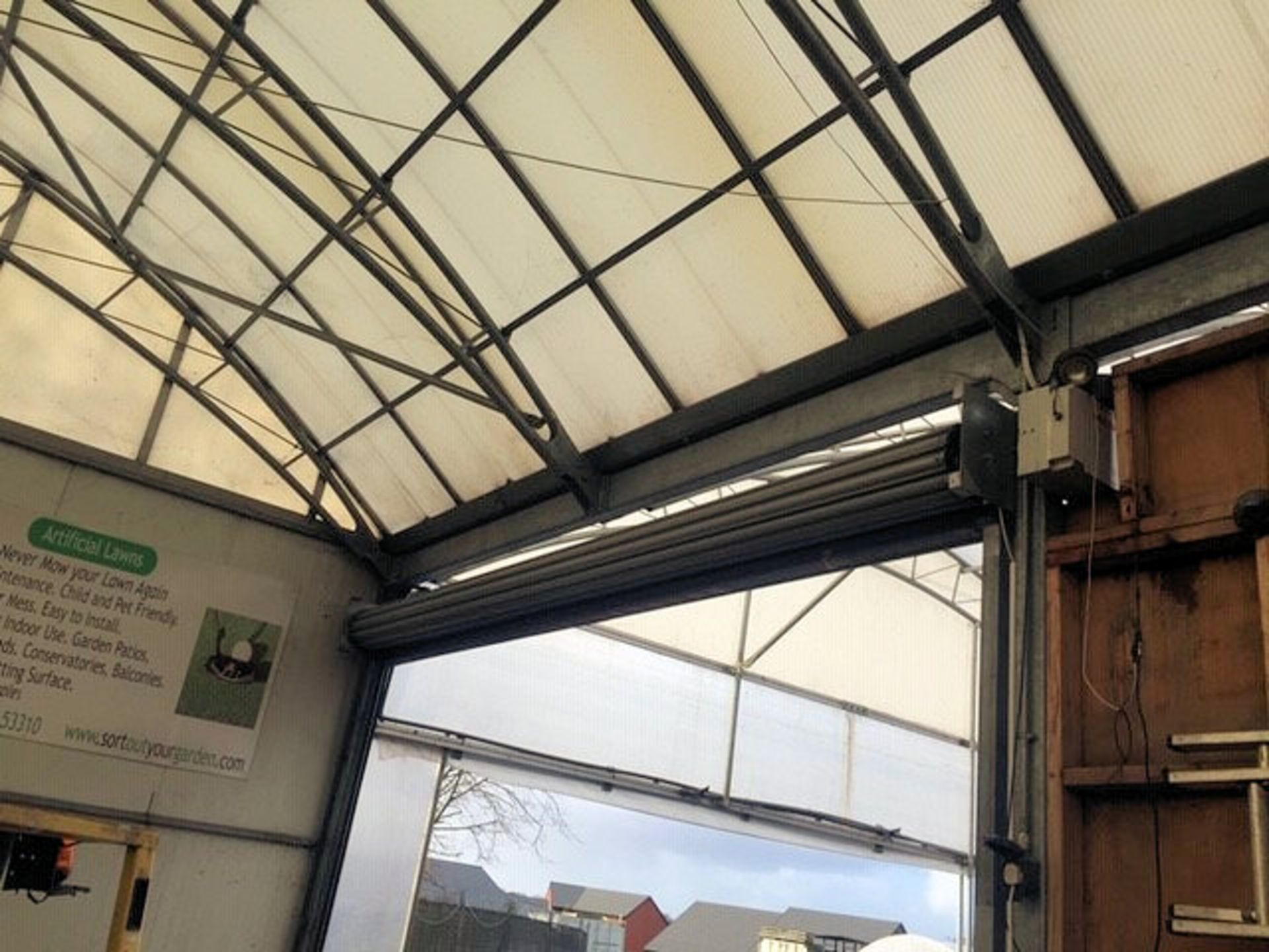 1 x 3 Bay Galvanised Steel Northern Polytunnel Canopy - Location: Blackburn BB1 Consists of 3 bays - Image 8 of 17