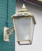 3 x Large Outdoor Wall Mounted Lantern Light Fittings - BB000 OS - CL351 - Location: Chorley