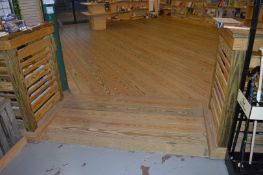 1 x Large Area of Raised Floor Decking - Indoor Use Only So in Very Good Condition - Features