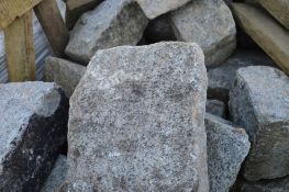 1 x Pallet Crate of Granite Rocks For Garden Rockery Displays - BB000 OS - CL351 - Location: Chorley