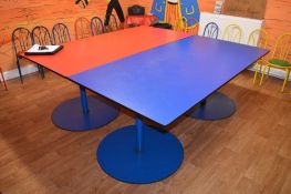 1 x Collection of Various Tables and Chairs From Children's Party Room - Includes Two Tables Measuri