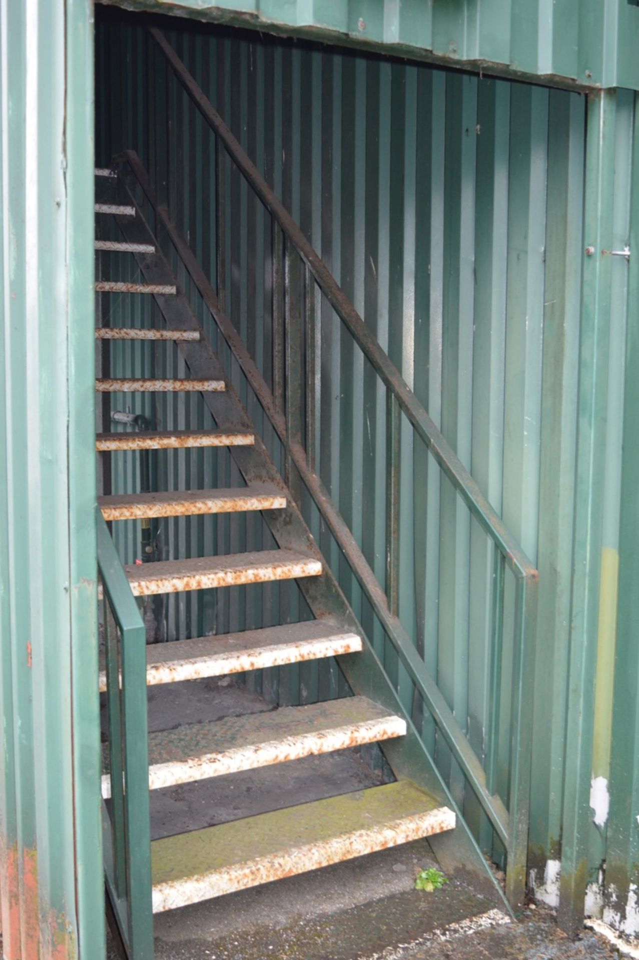 1 x External Fire Escape Stairs With Enclosure - Ref BB000 OS - CL351 - Location: Chorley PR6Stair - Image 4 of 11