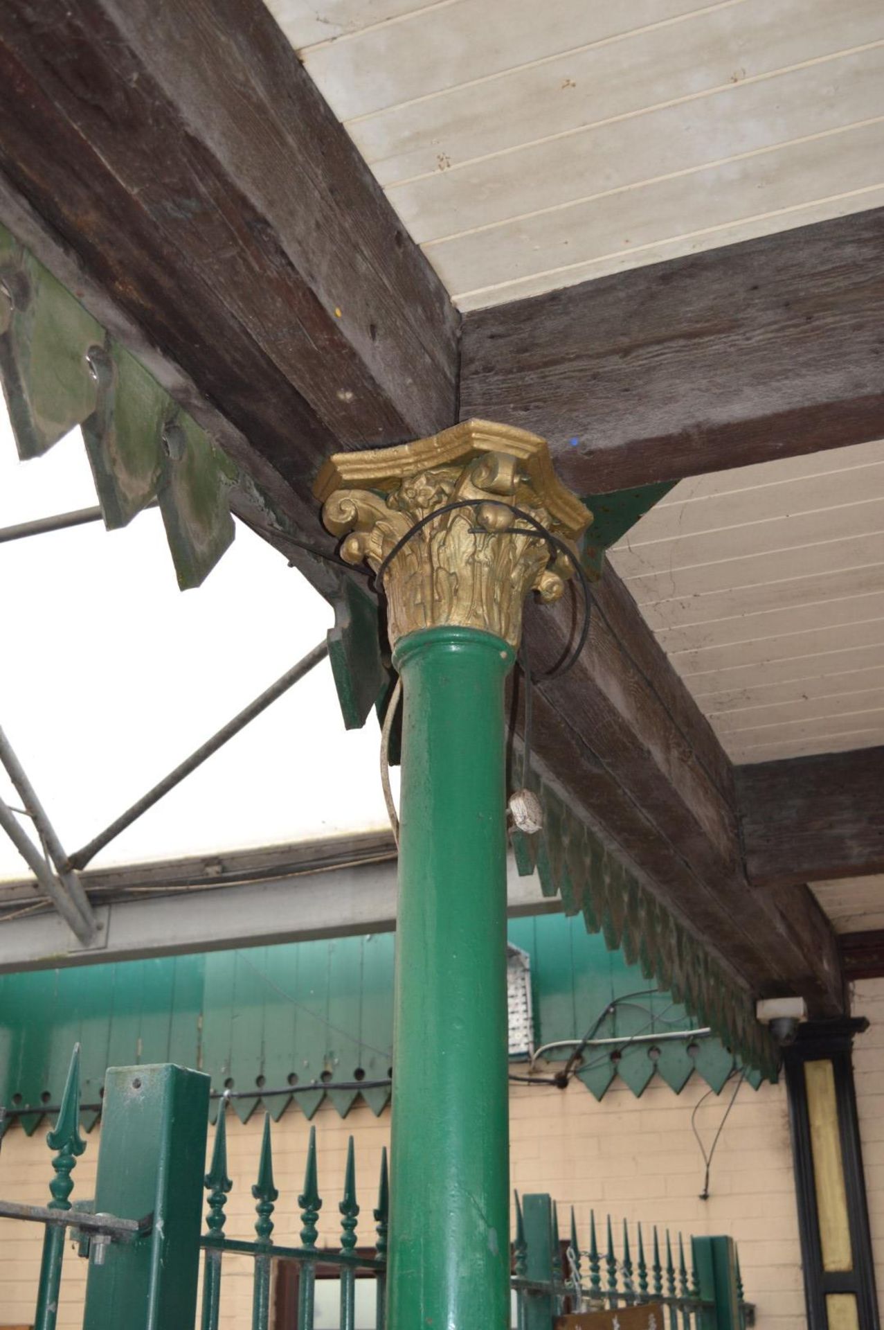 1 x Botany Bay External Door Entrance Canopy Ornate Pillars, Timber Frame Roof and Five Turrets - - Image 14 of 16