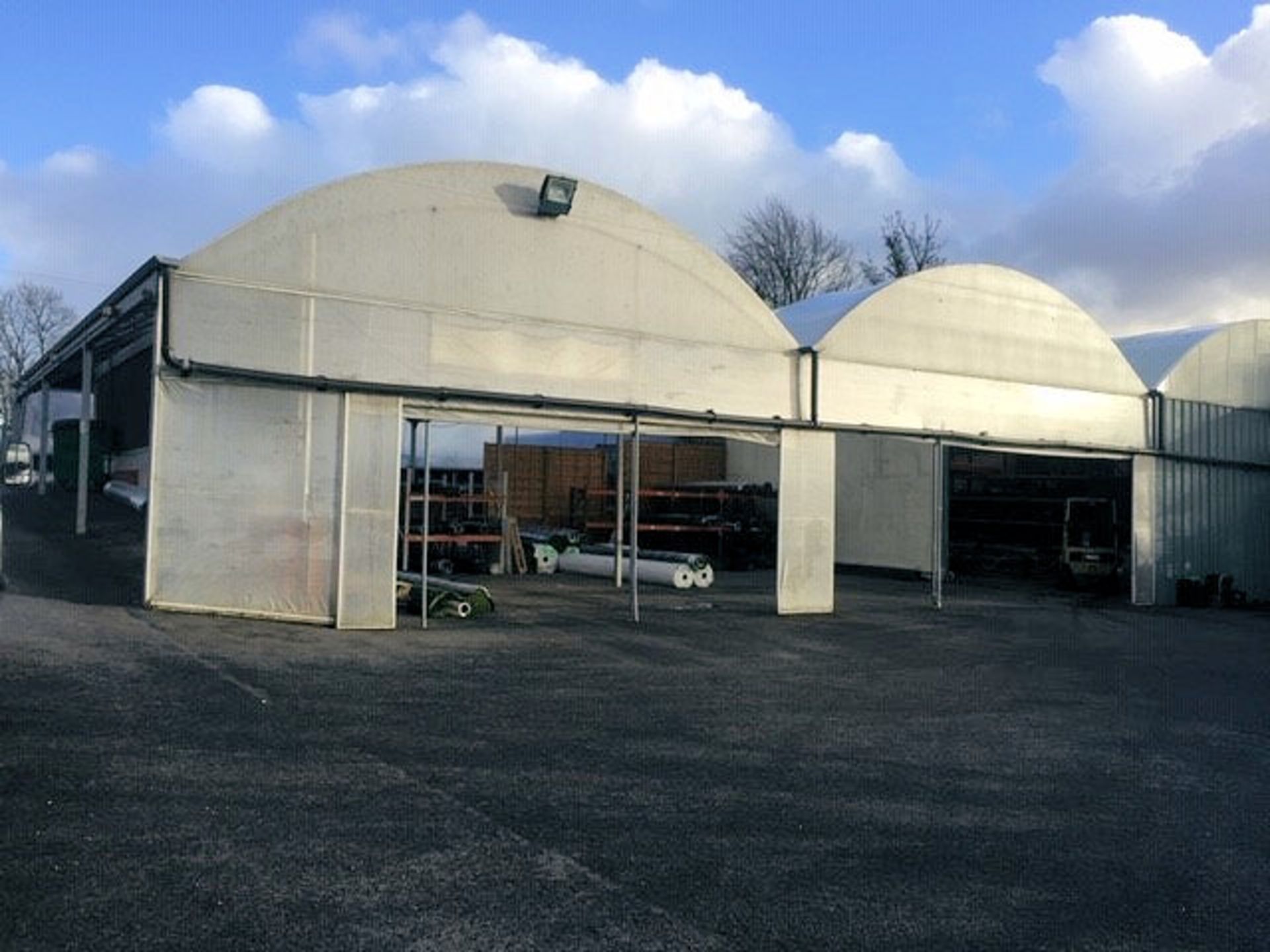 1 x 3 Bay Galvanised Steel Northern Polytunnel Canopy - Location: Blackburn BB1 Consists of 3 bays - Image 15 of 17