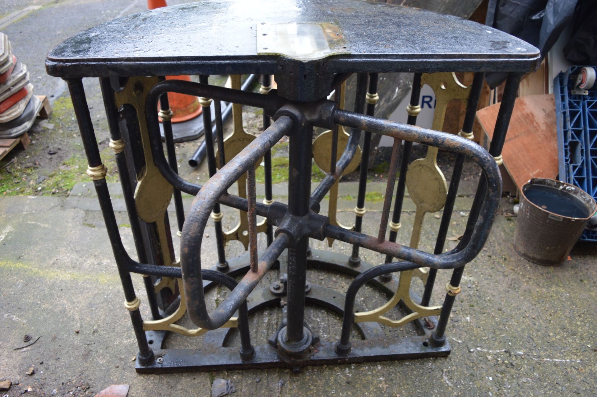1 x Antique Turnstyle By R T Ellison & Co Engineers Salford Manchester - BB864 OS - CL351 - - Image 7 of 11