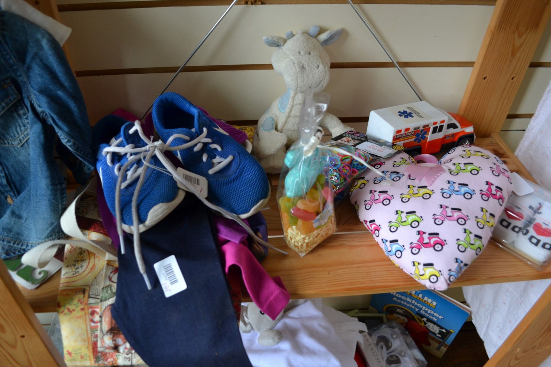 Approx 150 x Items Of Assorted Baby / Childrens Clothing, Accessories And Toys - Includes Pine Unit - Image 4 of 9