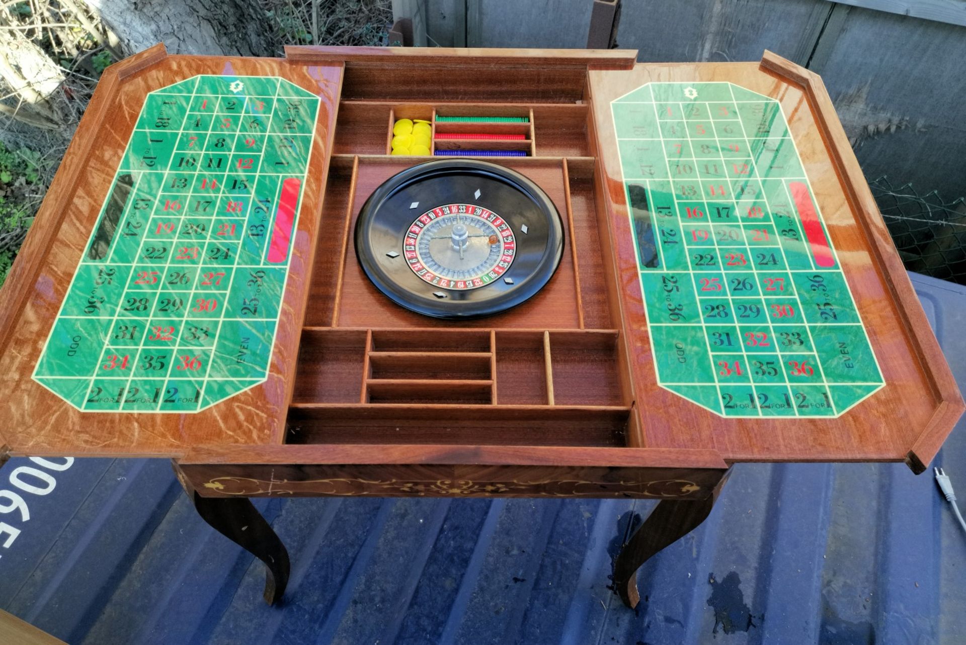 1 x Italian Marquetry Games Table - Dimensions: 780 x780 mm - CL355 - Location: Great Yarmouth - Image 2 of 6