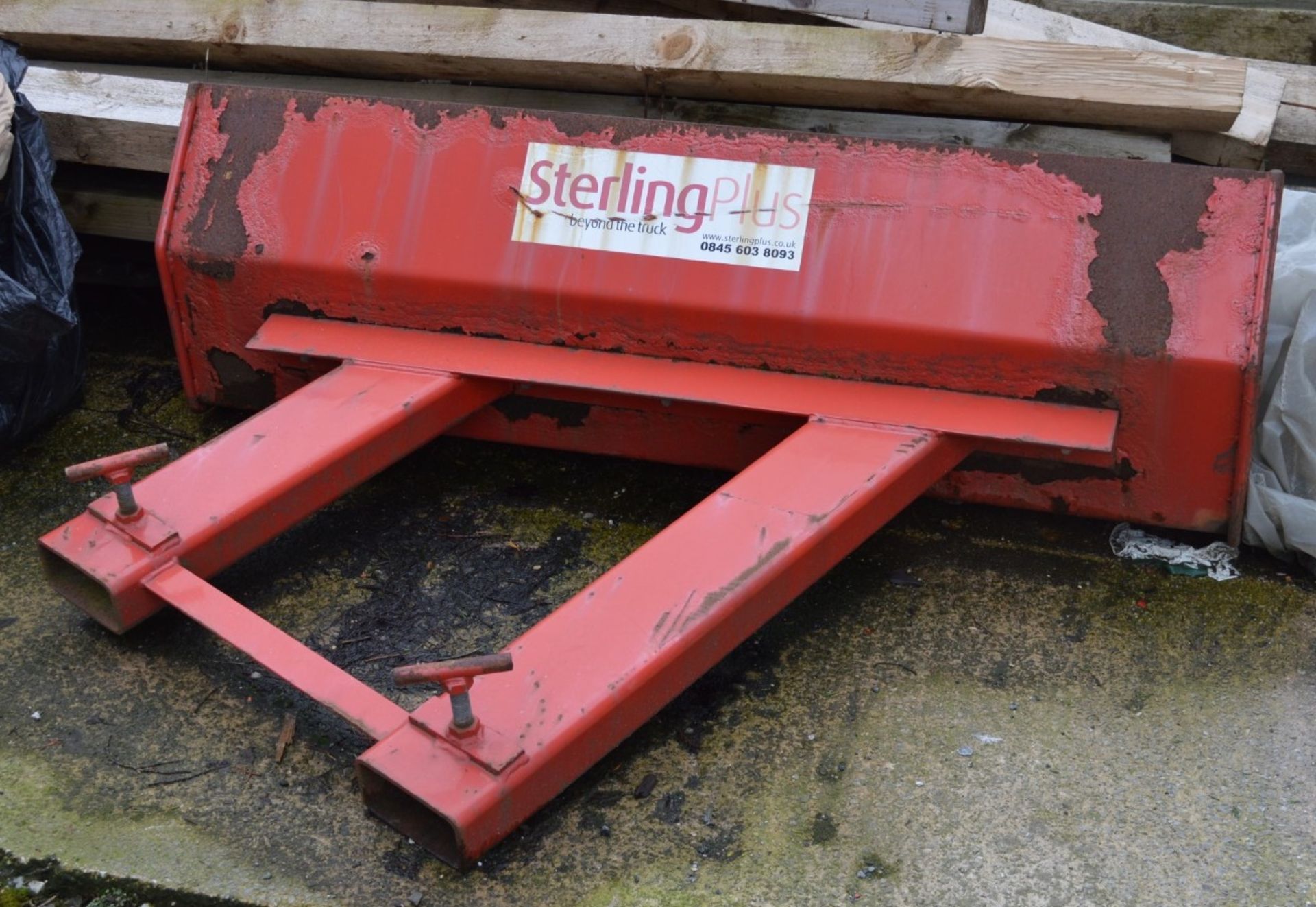 1 x Sterling Plus Forklift Truck Plough Attachment - Width 151 cms - Ref BB1639 OS - CL351 -