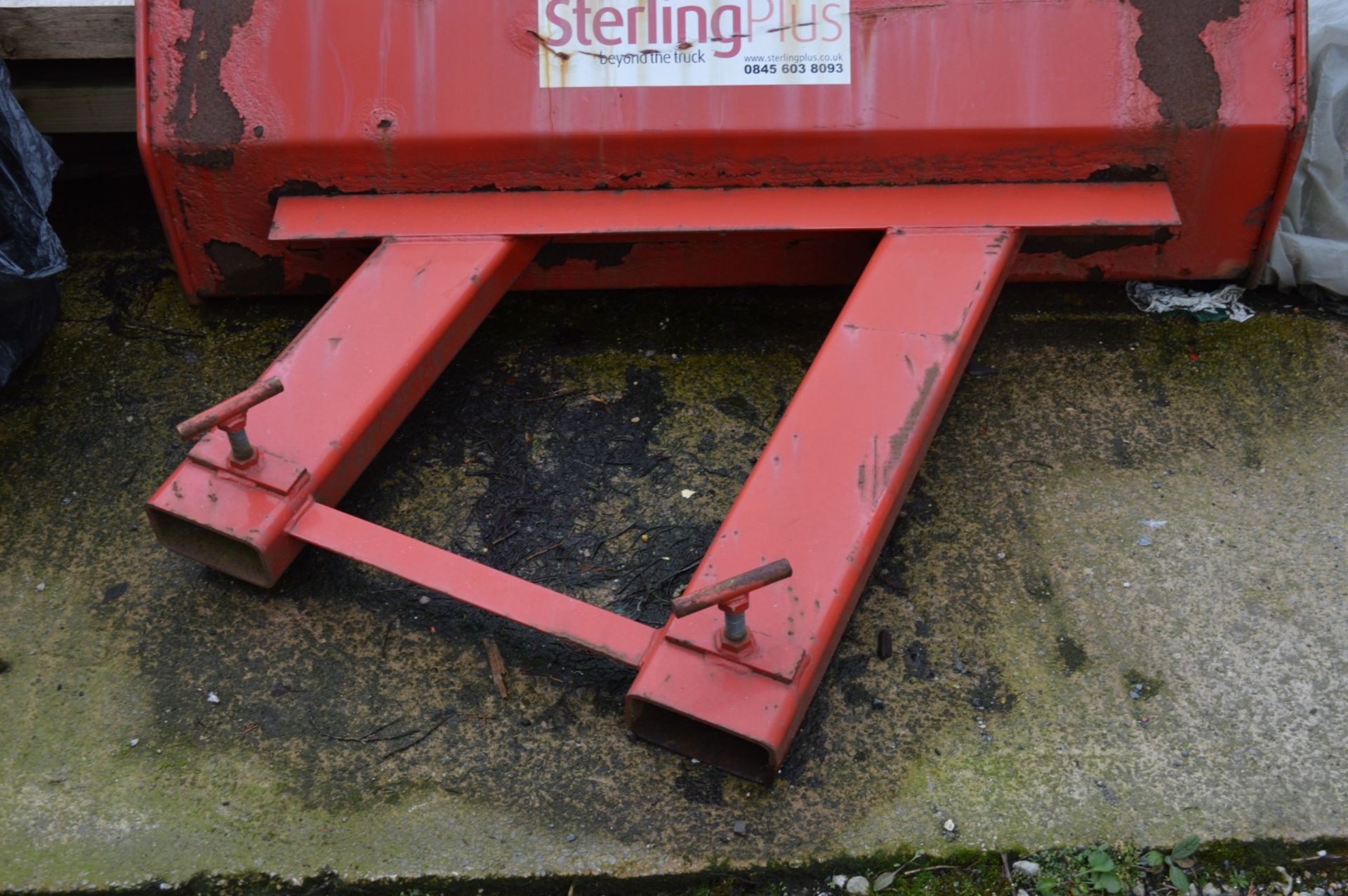 1 x Sterling Plus Forklift Truck Plough Attachment - Width 151 cms - Ref BB1639 OS - CL351 - - Image 2 of 4