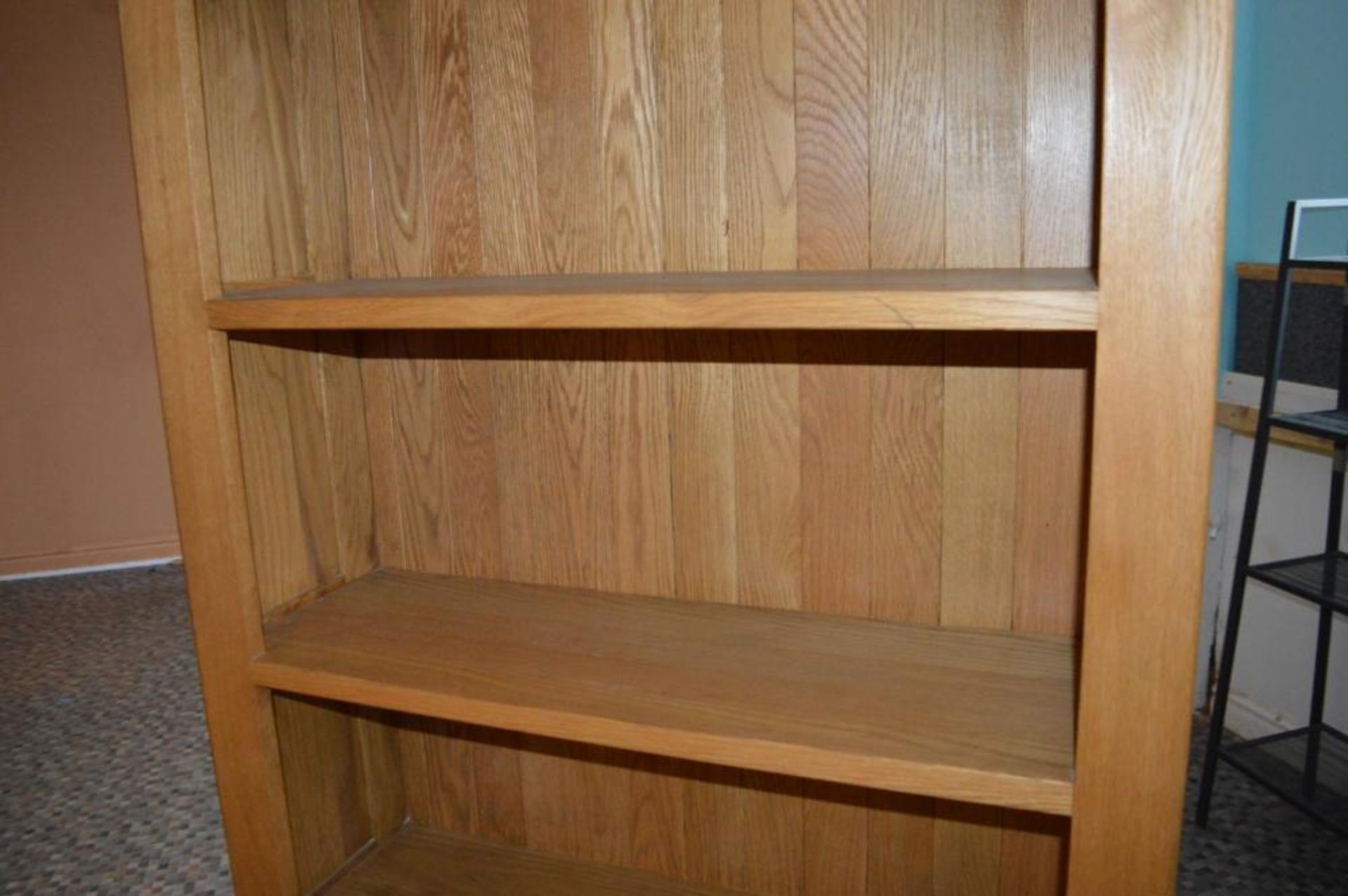 1 x Solid Oak Bookcase - H180 x W84 x D29 cms - Ref BB1522 GF - CL351 - Location: Chorley PR6 - Image 3 of 6