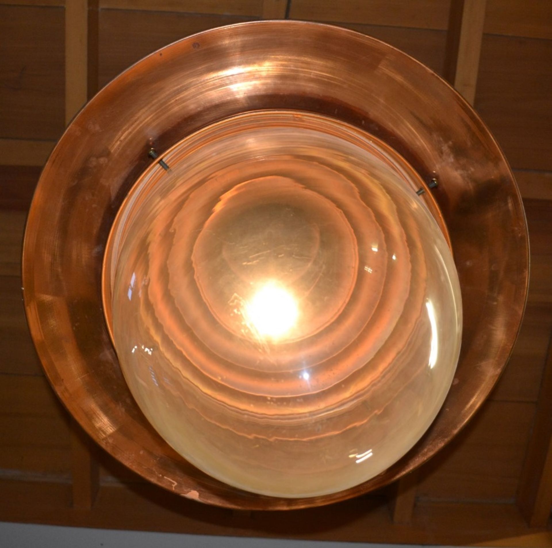 1 x Large Copper Fisherman Pendant Light Fitting - Size Drop 106 x Width 60 cms - Ref BB617 1855 - - Image 4 of 4