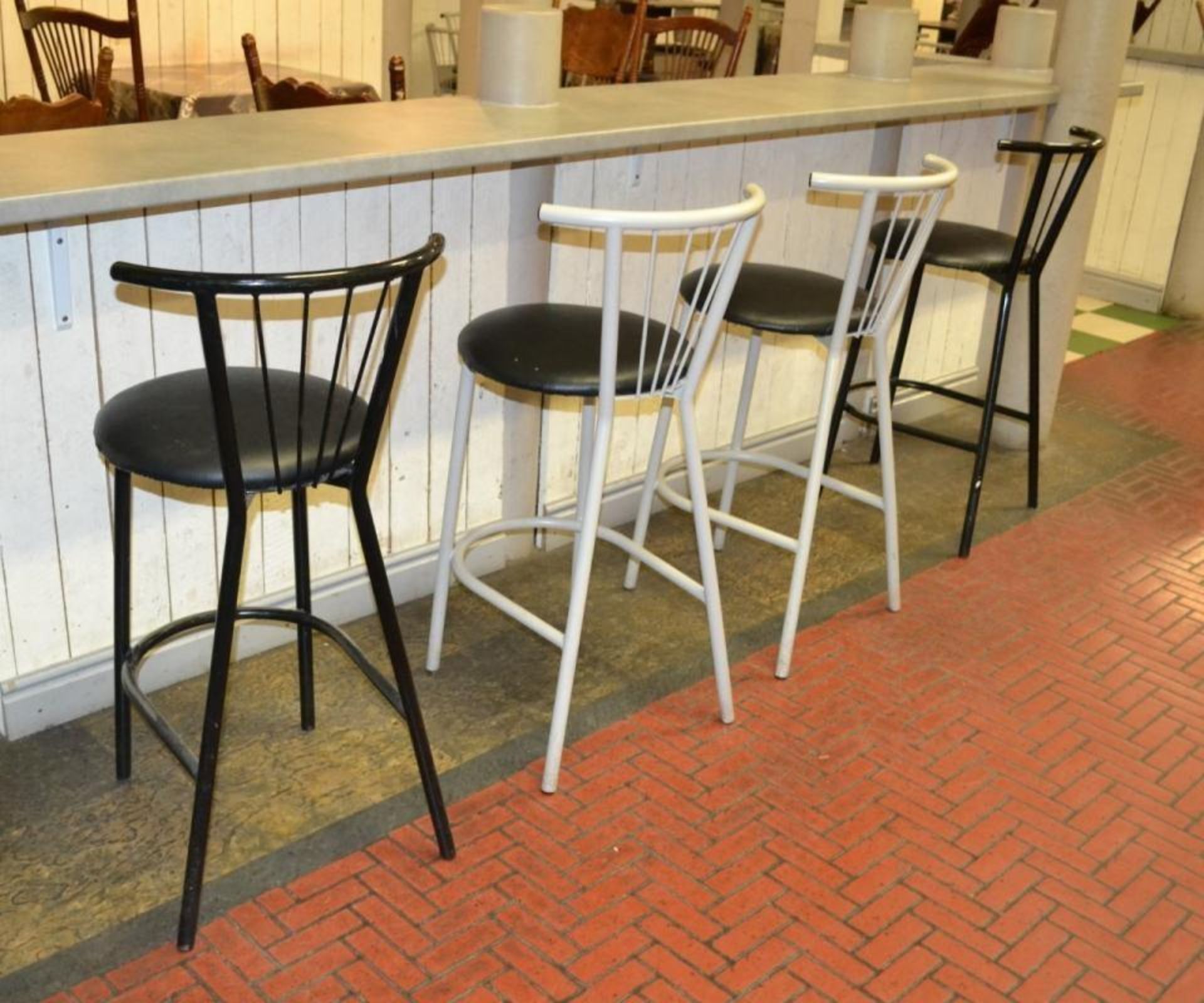 1 x Assorted Collection of Restaurant Poser Tables and Stools - Lot To Include 4 x Poser Tables and - Image 2 of 4