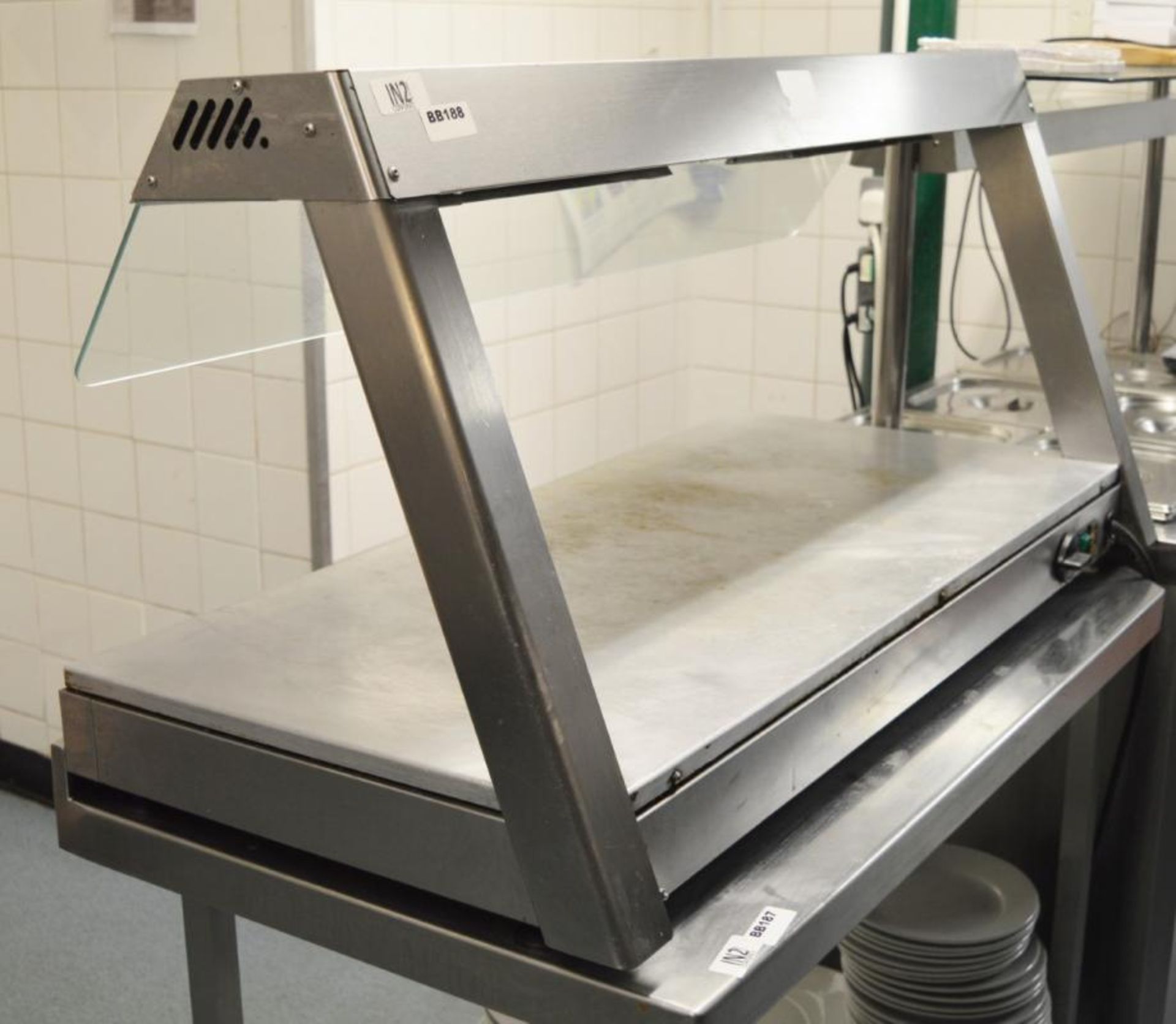 1 x Lincat Hot Plate Food Warmer - 240v - H56 x W113 x D55 cms - Ref BB188 TF - CL351 - Location - Image 3 of 3