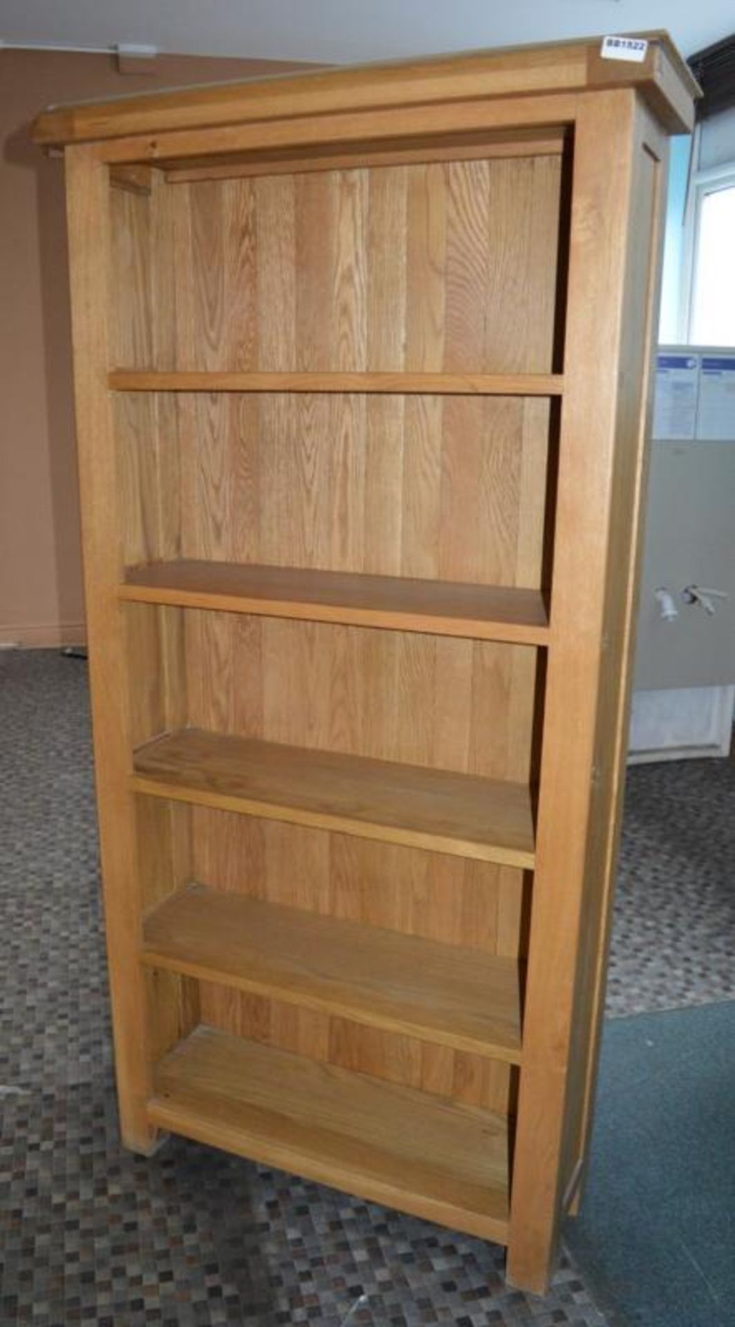 1 x Solid Oak Bookcase - H180 x W84 x D29 cms - Ref BB1522 GF - CL351 - Location: Chorley PR6 - Image 2 of 6