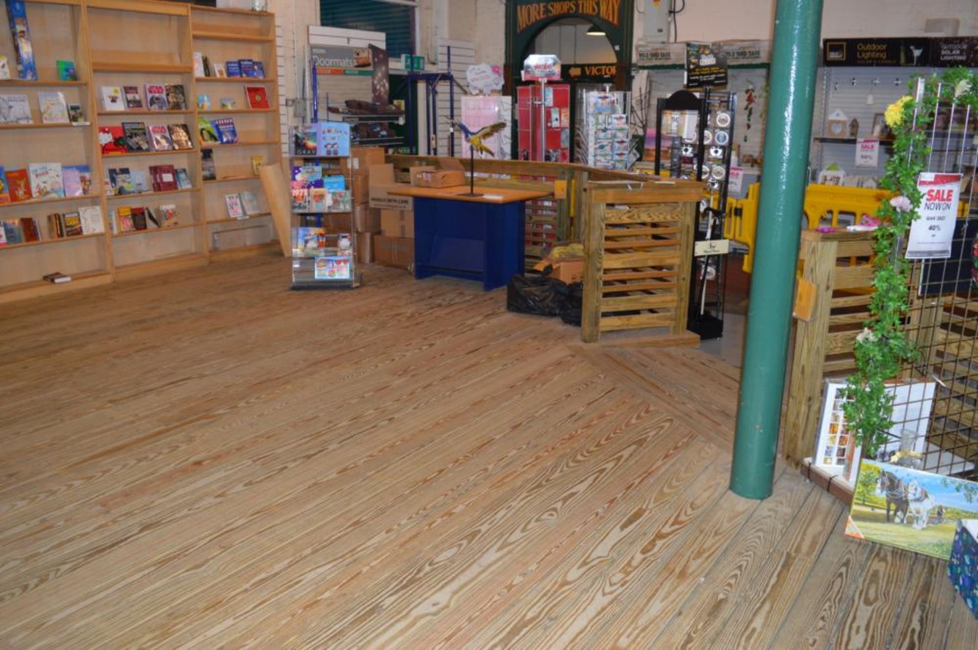 1 x Large Area of Raised Floor Decking - Indoor Use Only So in Very Good Condition - Features Fencin - Image 12 of 12