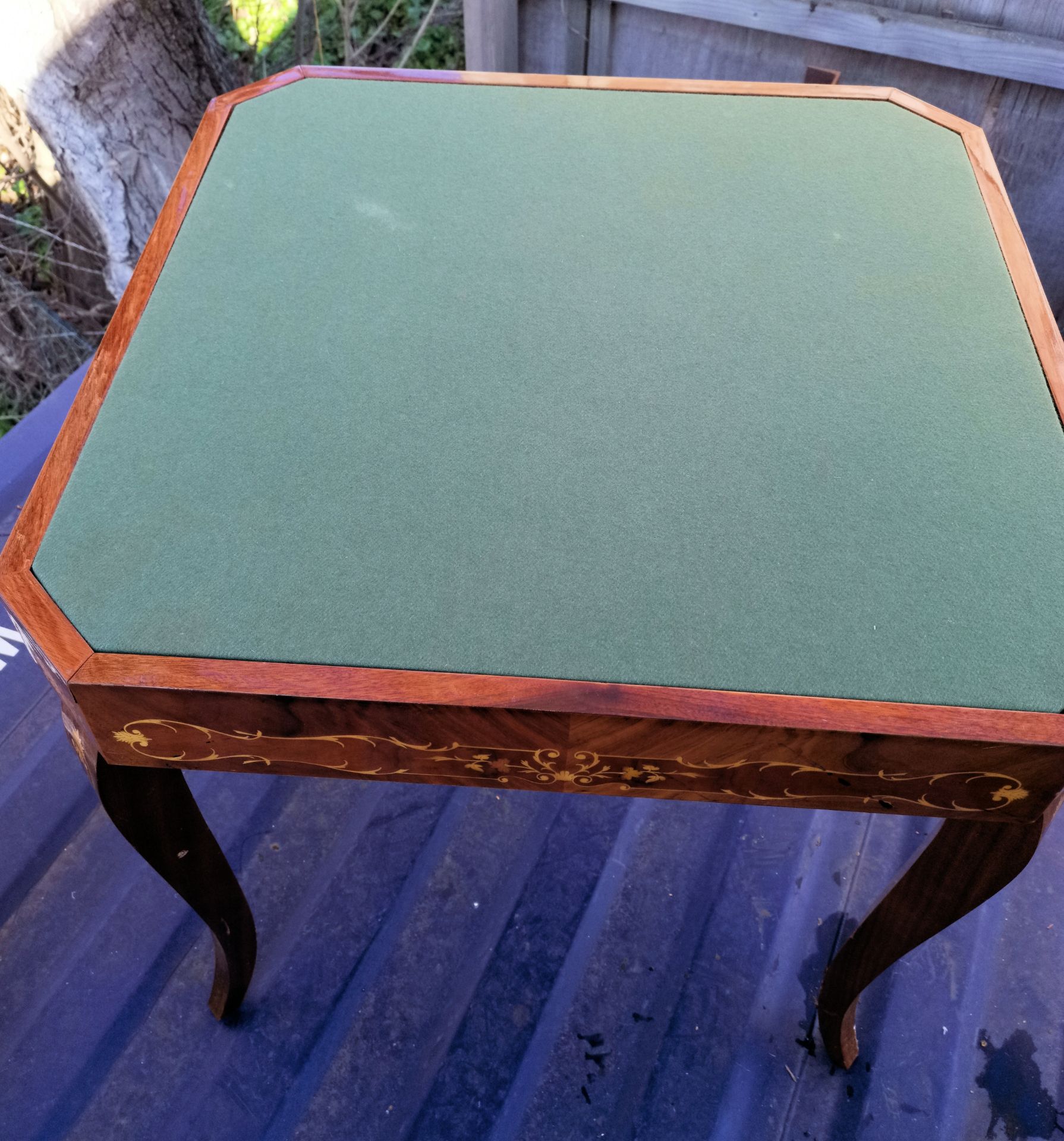 1 x Italian Marquetry Games Table - Dimensions: 780 x780 mm - CL355 - Location: Great Yarmouth - Image 3 of 6