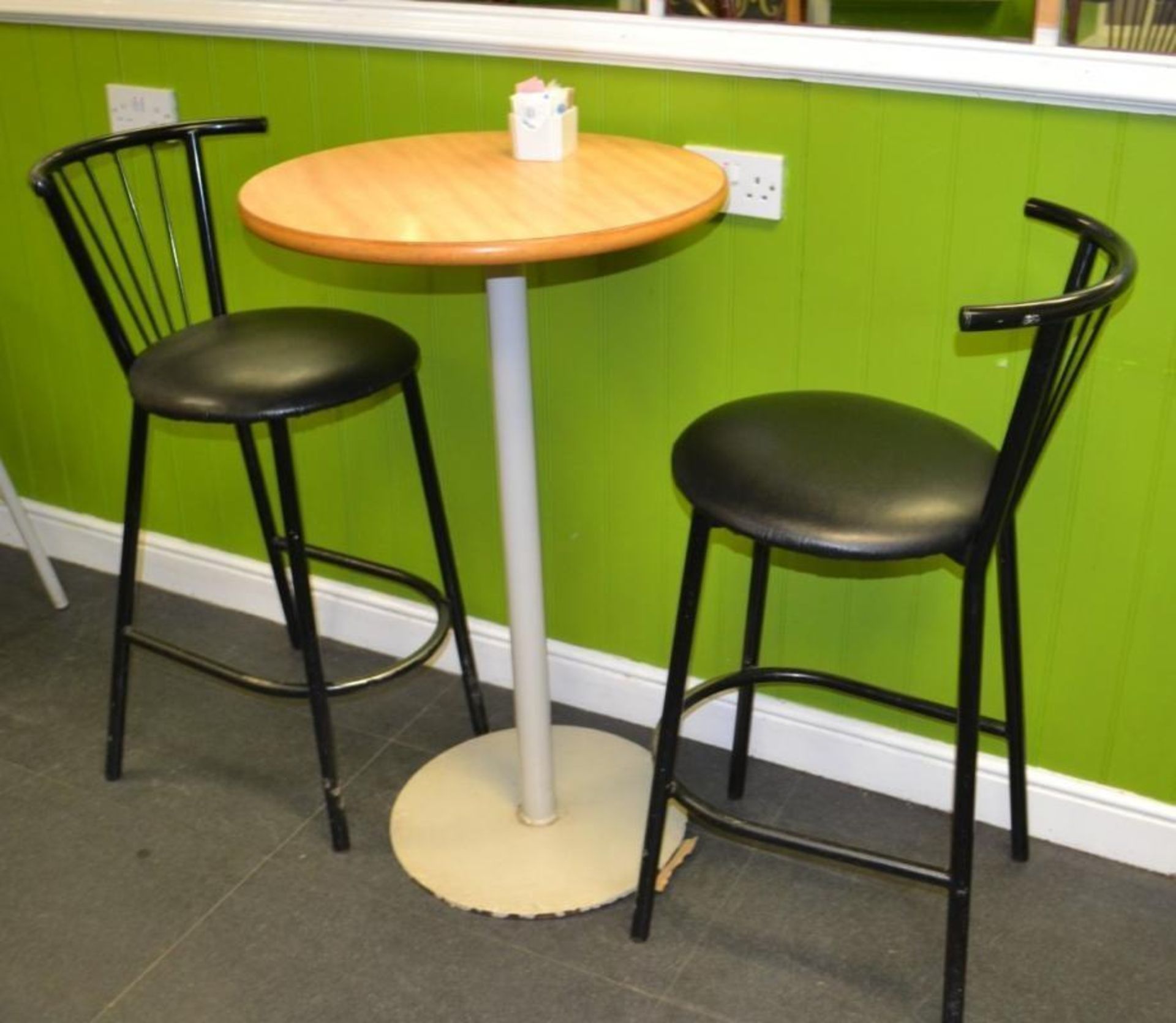 1 x Assorted Collection of Restaurant Poser Tables and Stools - Lot To Include 4 x Poser Tables and - Image 4 of 4