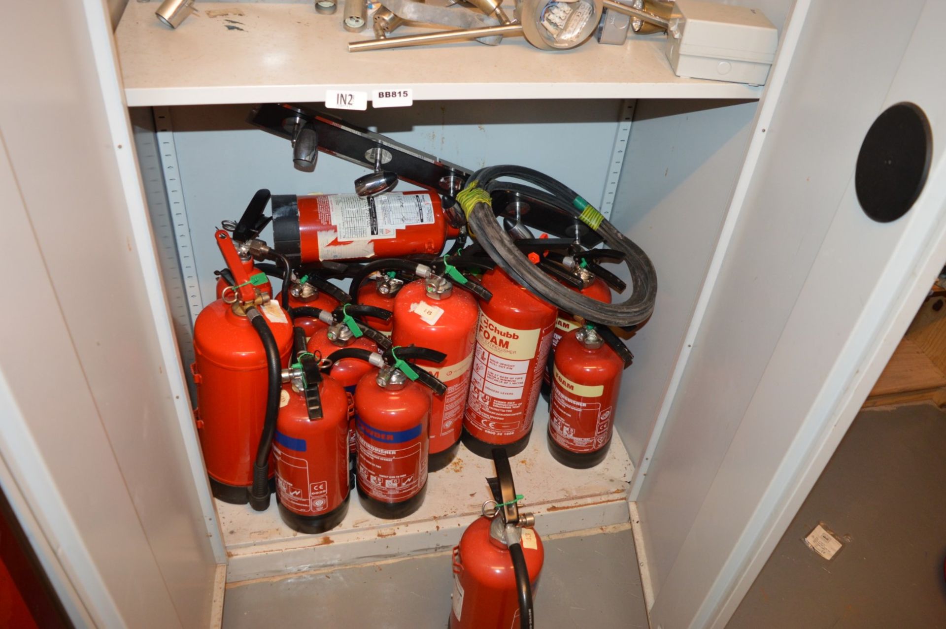 14 x Various Fire Extinguishers - Ref BB815 MCAB - CL351 - Location: Chorley PR6