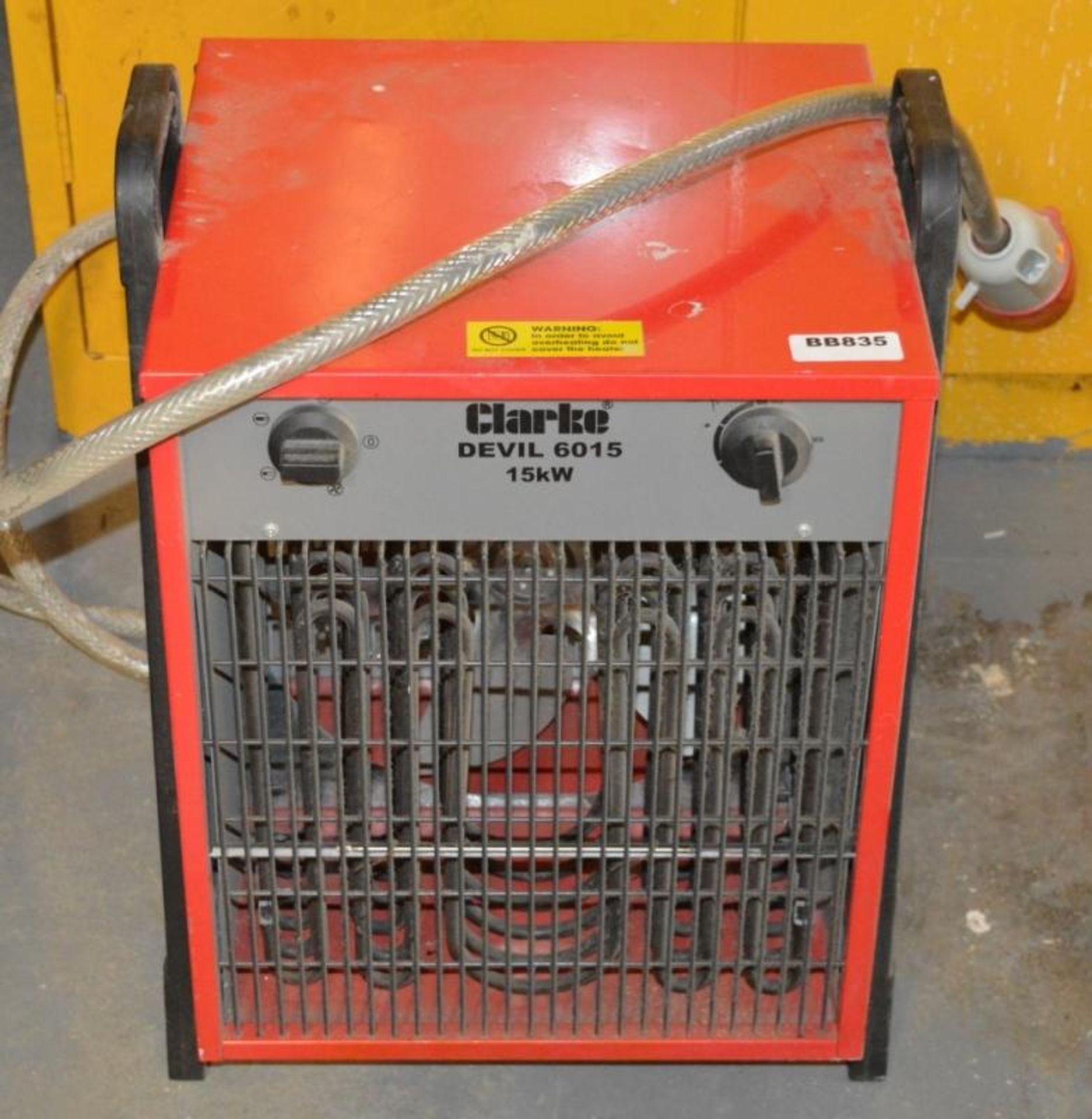 1 x Clarke Devil 6015 15kW 3 Phase Heater - Ref BB835 MC - CL351 - Location: Chorley PR6