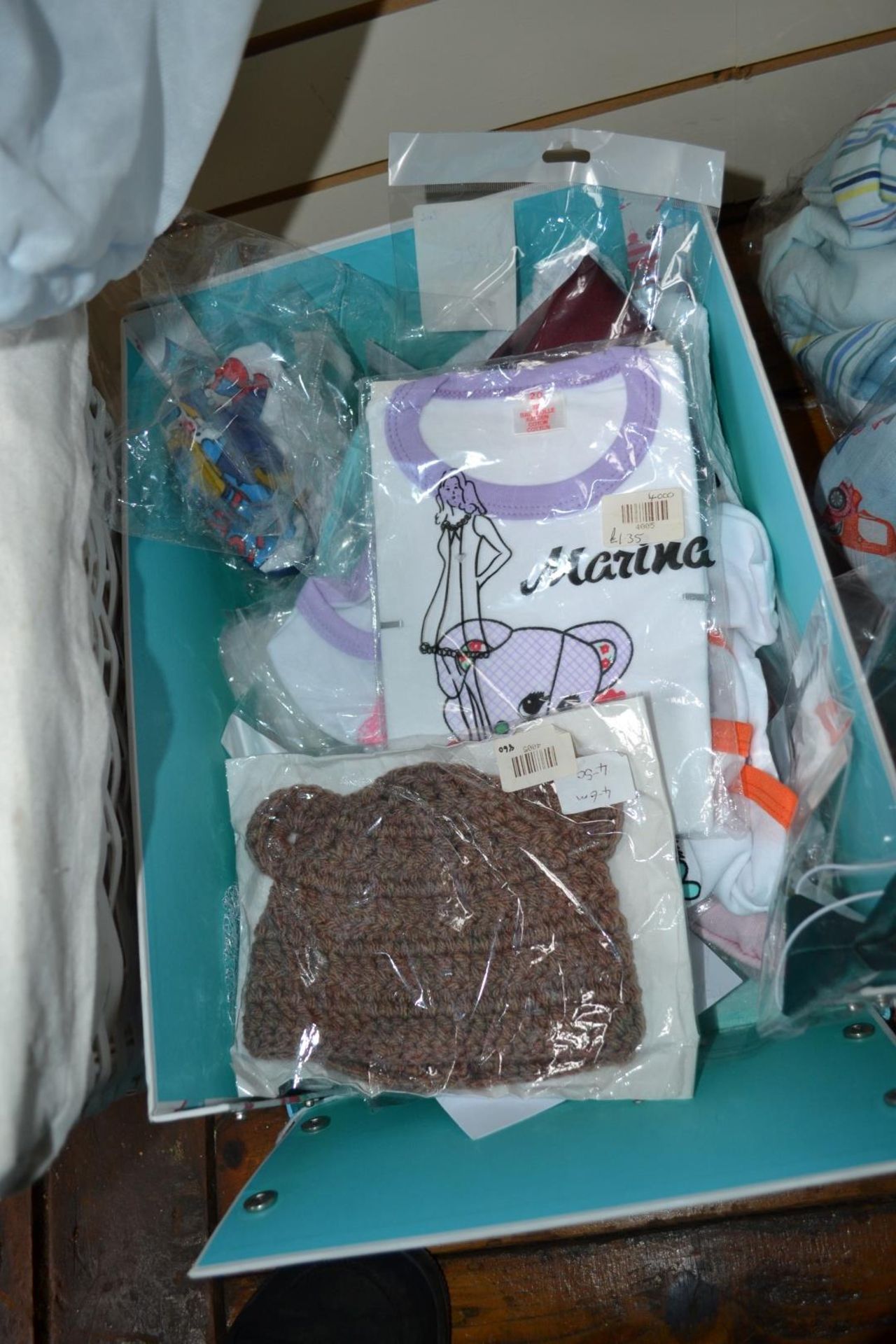 Approx 150 x Items Of Assorted Baby / Childrens Clothing, Accessories And Toys - Includes Pine Unit - Image 8 of 9