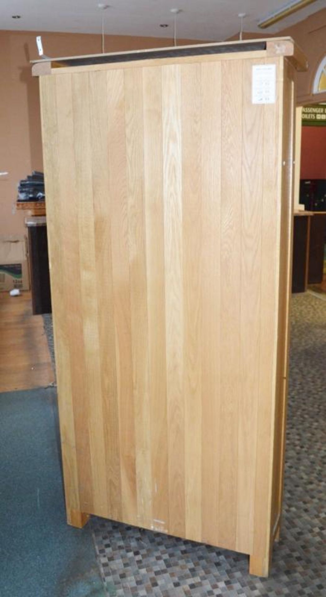 1 x Solid Oak Bookcase - H180 x W84 x D29 cms - Ref BB1522 GF - CL351 - Location: Chorley PR6 - Image 4 of 6