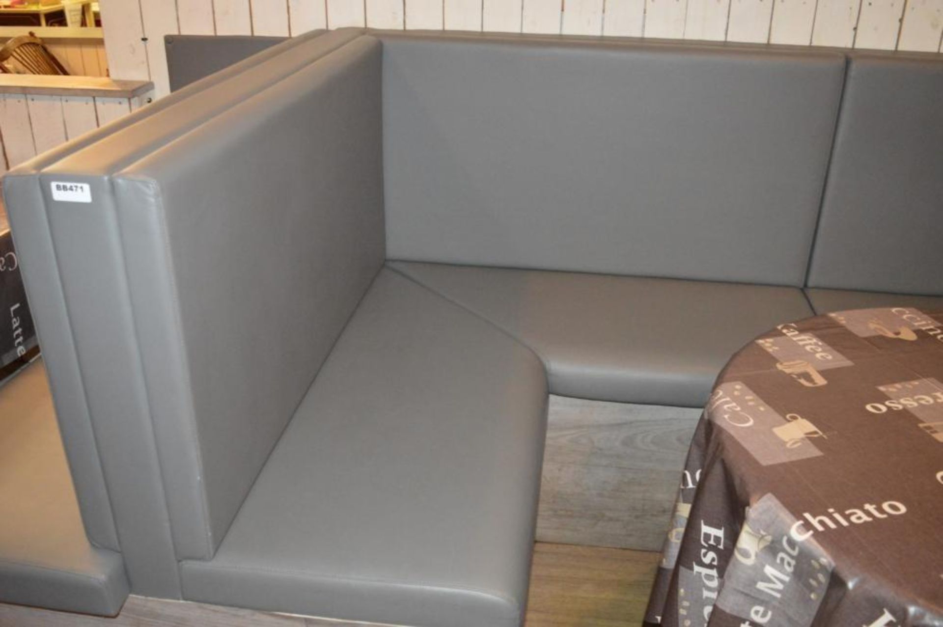 1 x Large Collection of Contemporary Restaurant Seating With Driftwood Finish and Grey Faux - Image 4 of 30