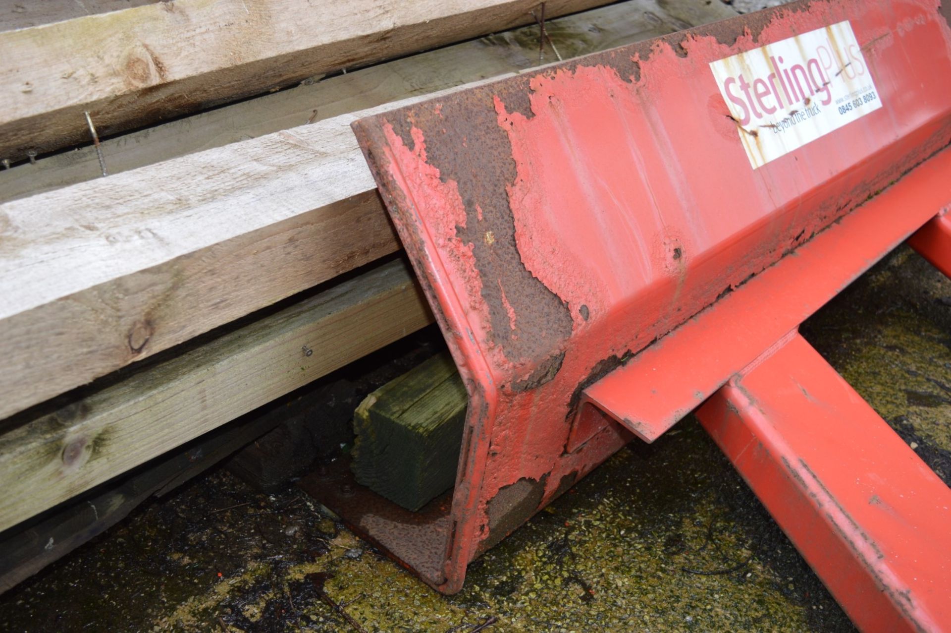 1 x Sterling Plus Forklift Truck Plough Attachment - Width 151 cms - Ref BB1639 OS - CL351 - - Image 3 of 4