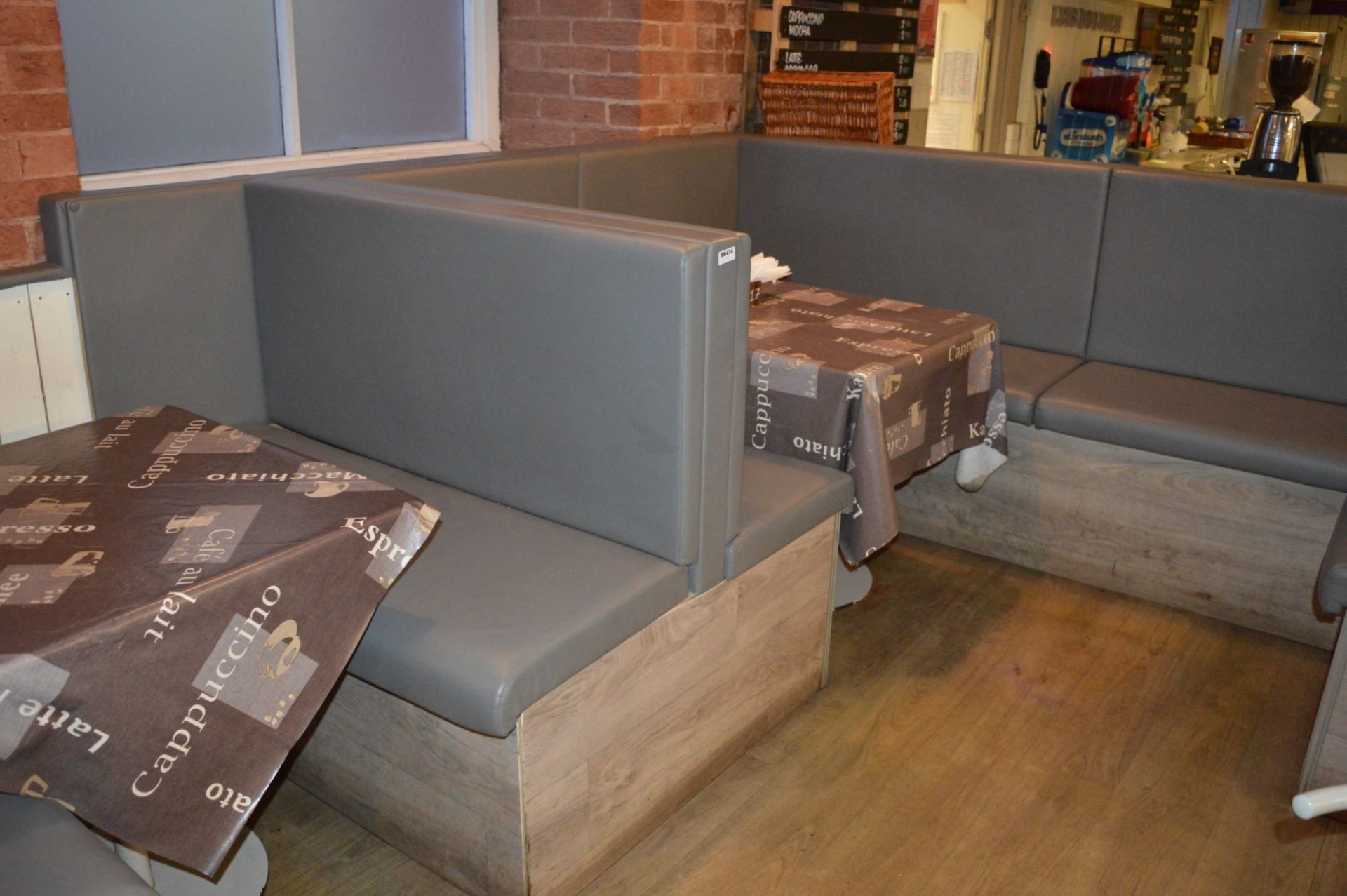 1 x Large Collection of Contemporary Restaurant Seating With Driftwood Finish and Grey Faux - Image 24 of 30