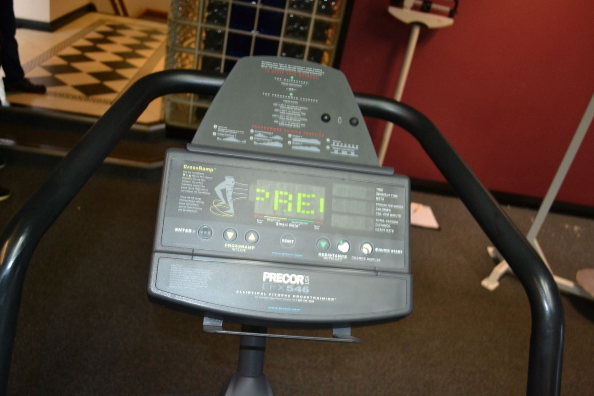 1 x Precor EFX 546 Cross-Trainer Machine - Dimensions:L200 x W90 x H155cm - Ref: J2050/1FG - CL356 - - Image 3 of 3