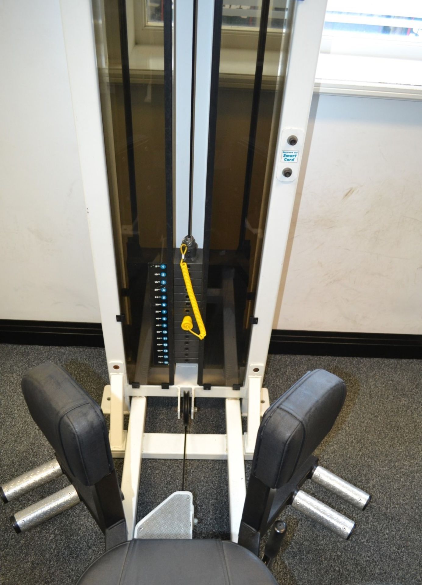 1 x Force Inner Thigh Abductor Pin Loaded Gym Machine With 75kg Weights - Image 3 of 4