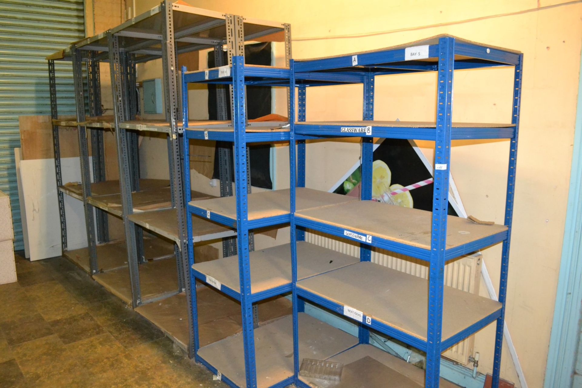 9 x Various Pieces of Steel Shelving - Various Sizes Included - BB GF PTP - CL351 - Location: - Image 2 of 6