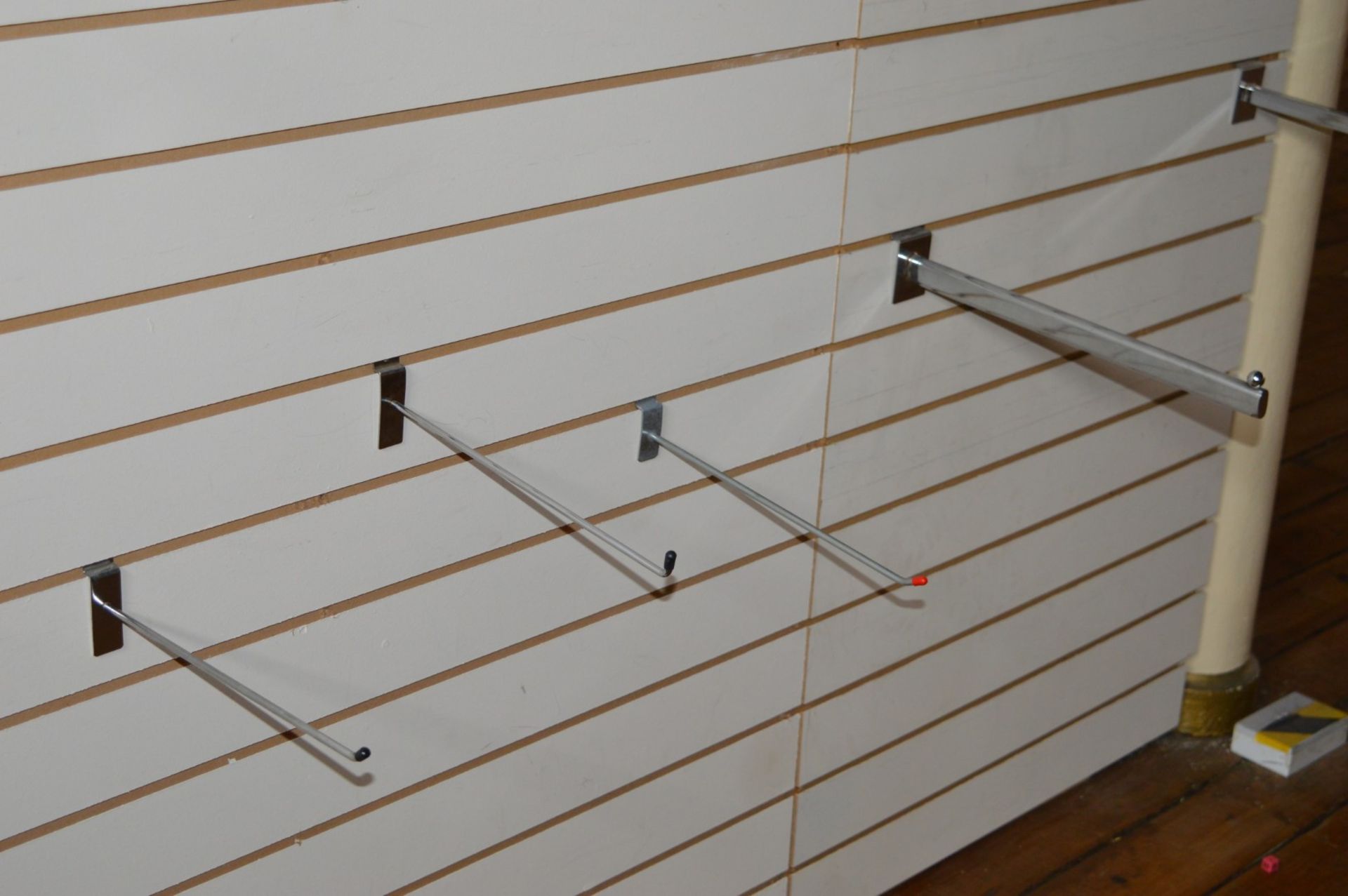 Approximately 300 x Slat Wall Rails - Various Styles and Sizes Included - Please See Pictures For - Image 13 of 19