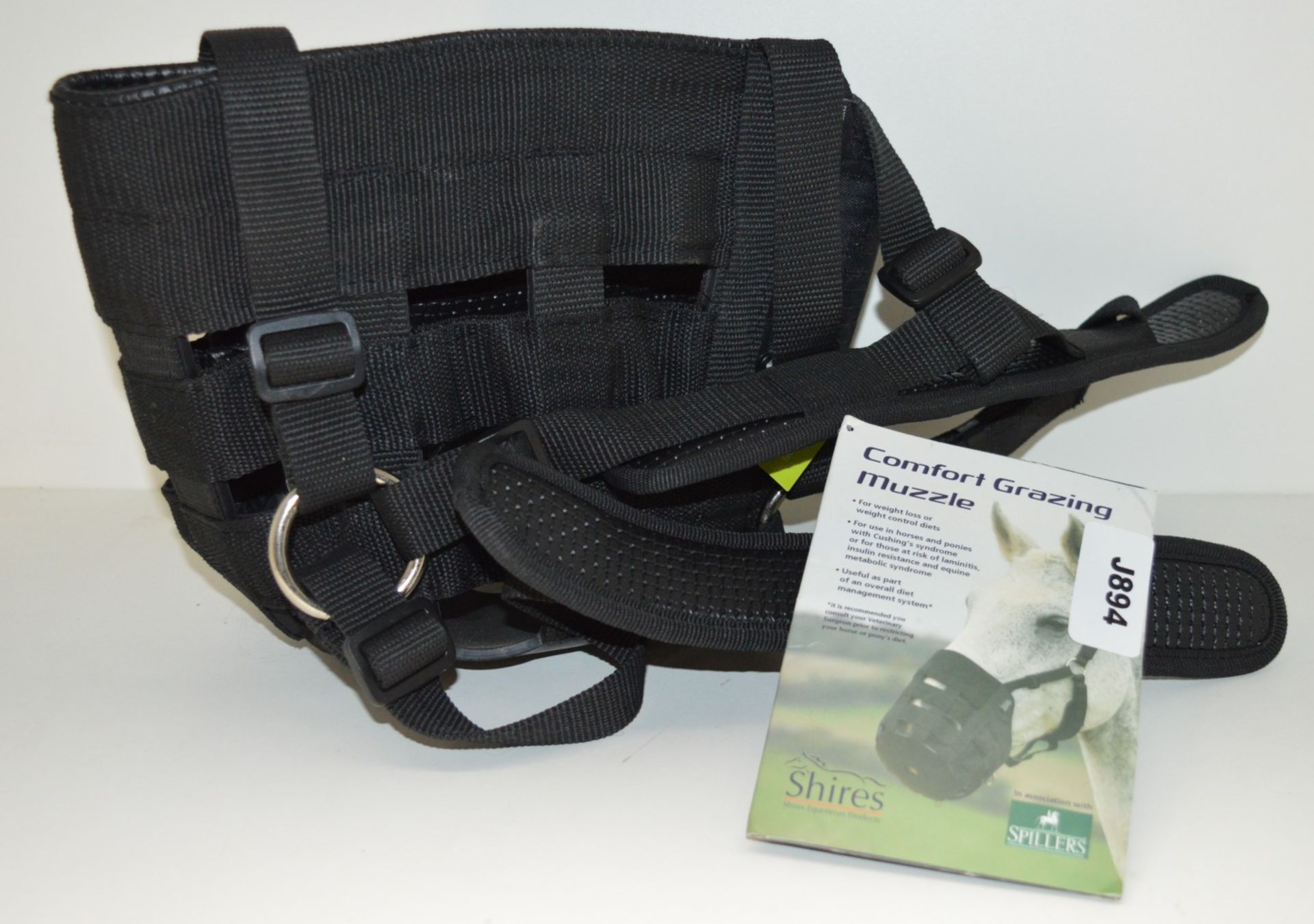 1 x Shires Comfort Grazing Muzzle - Full Size 495N Black - New Stock - CL401 - Ref J894 - - Image 4 of 4