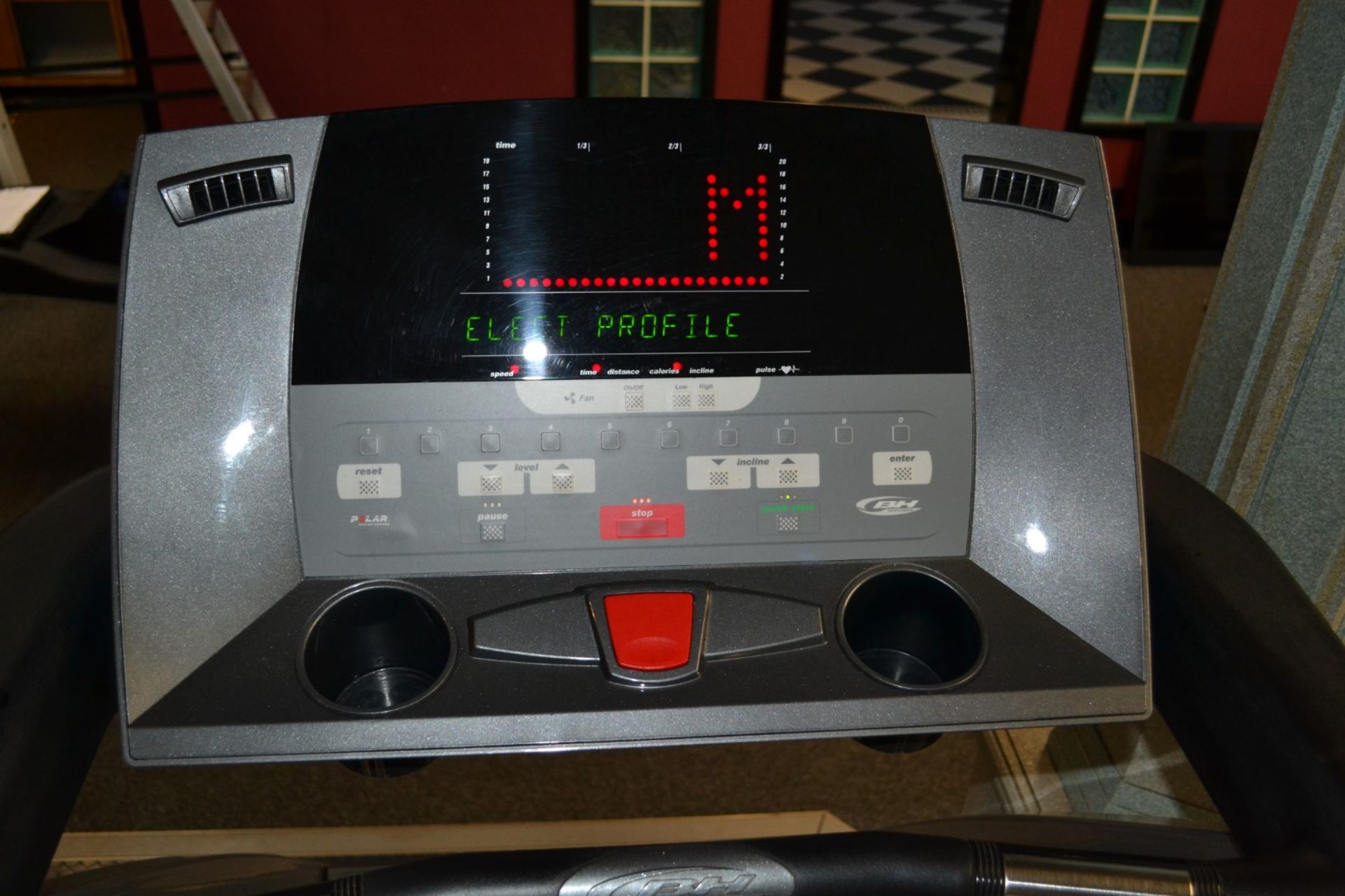 1 x BH Fitness Treadmill Model BH 300T - Dimensions: L230 x H150 x W82cm - Ref: J2055/1FG - - Image 3 of 3
