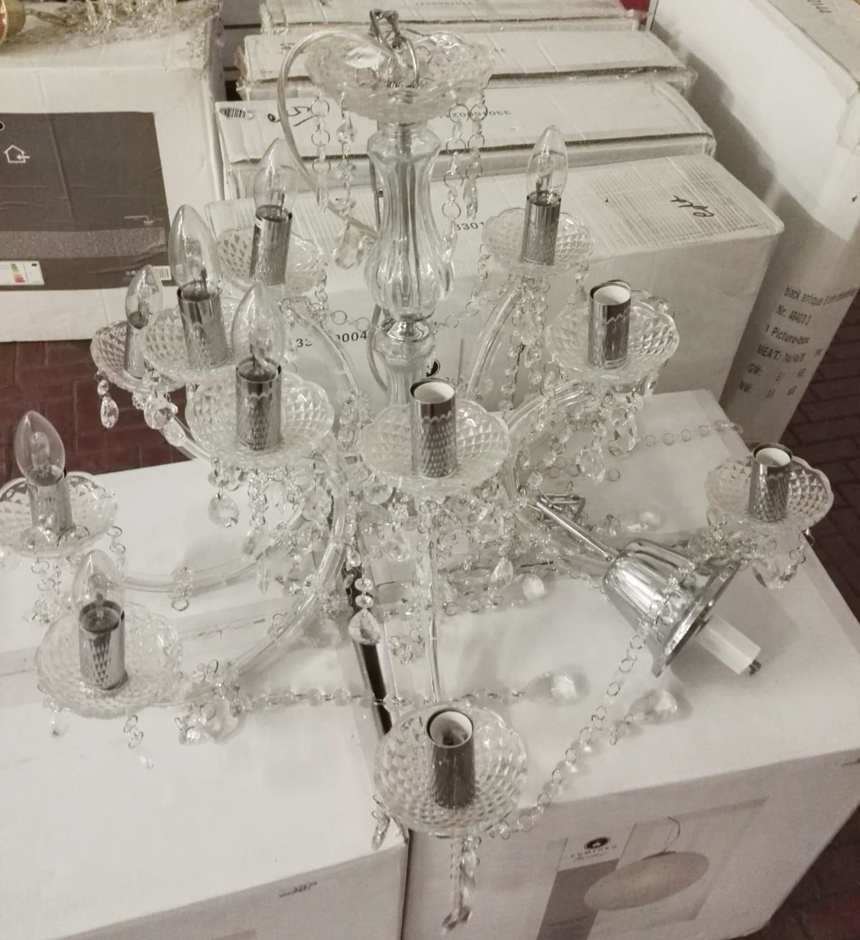 22 x Assorted Items Of Lighting Including Chandeliers, Pendants And Other Contemporary Lights - Image 2 of 10