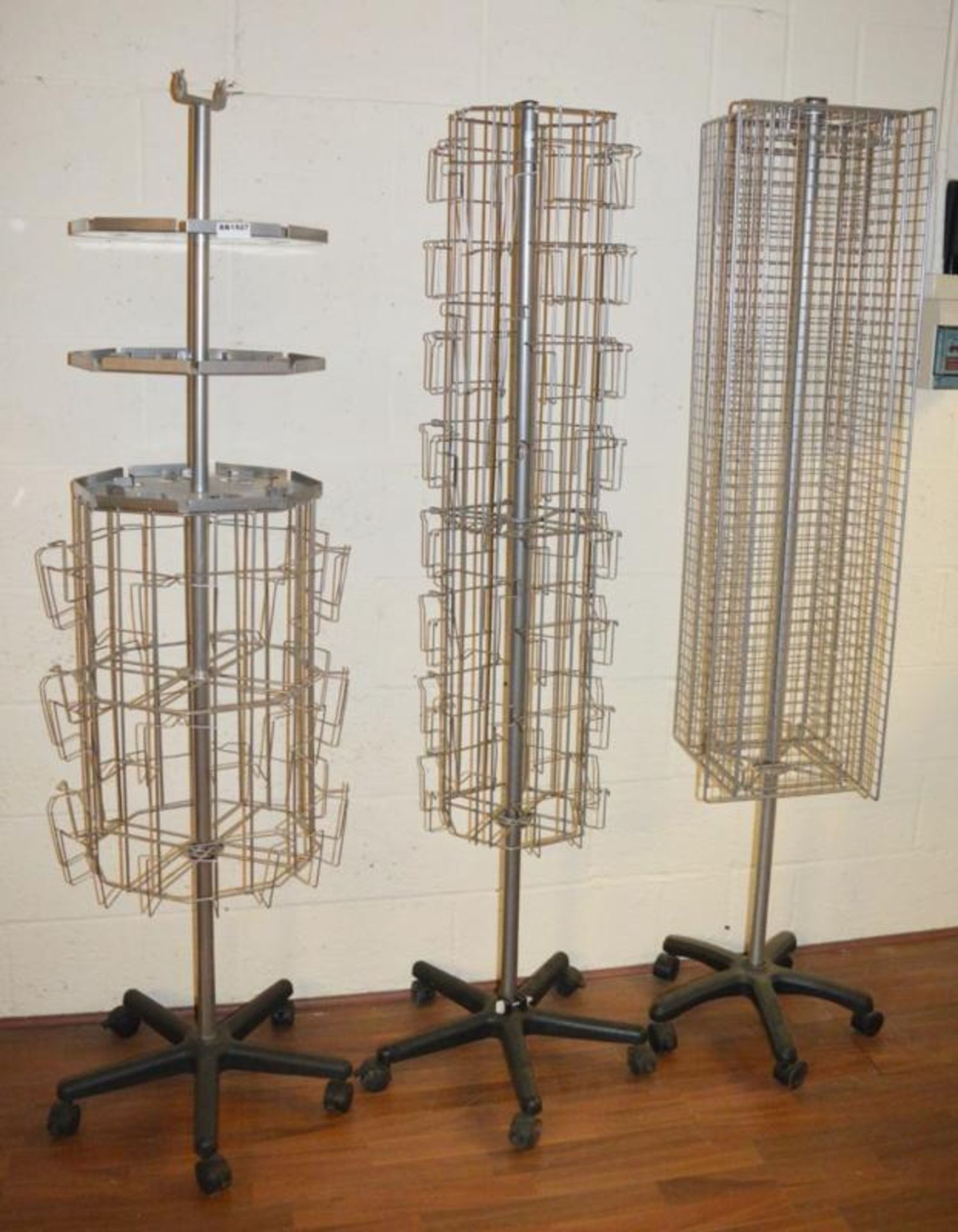 3 x Carousel Retail Display Stands - Ref BB1507 GF - CL351 - Location: Chorley PR6