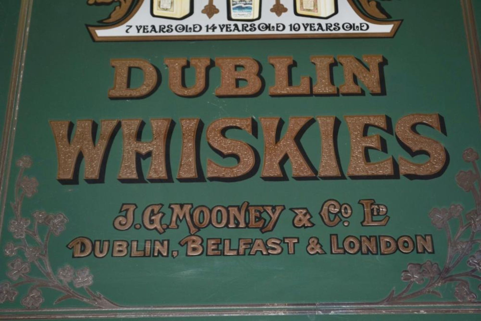 1 x Framed Advertisement Picture - Mooneys Dublin Whiskies - J.G. Mooneys & Co Ltd Dublin, Belfast & - Image 4 of 4